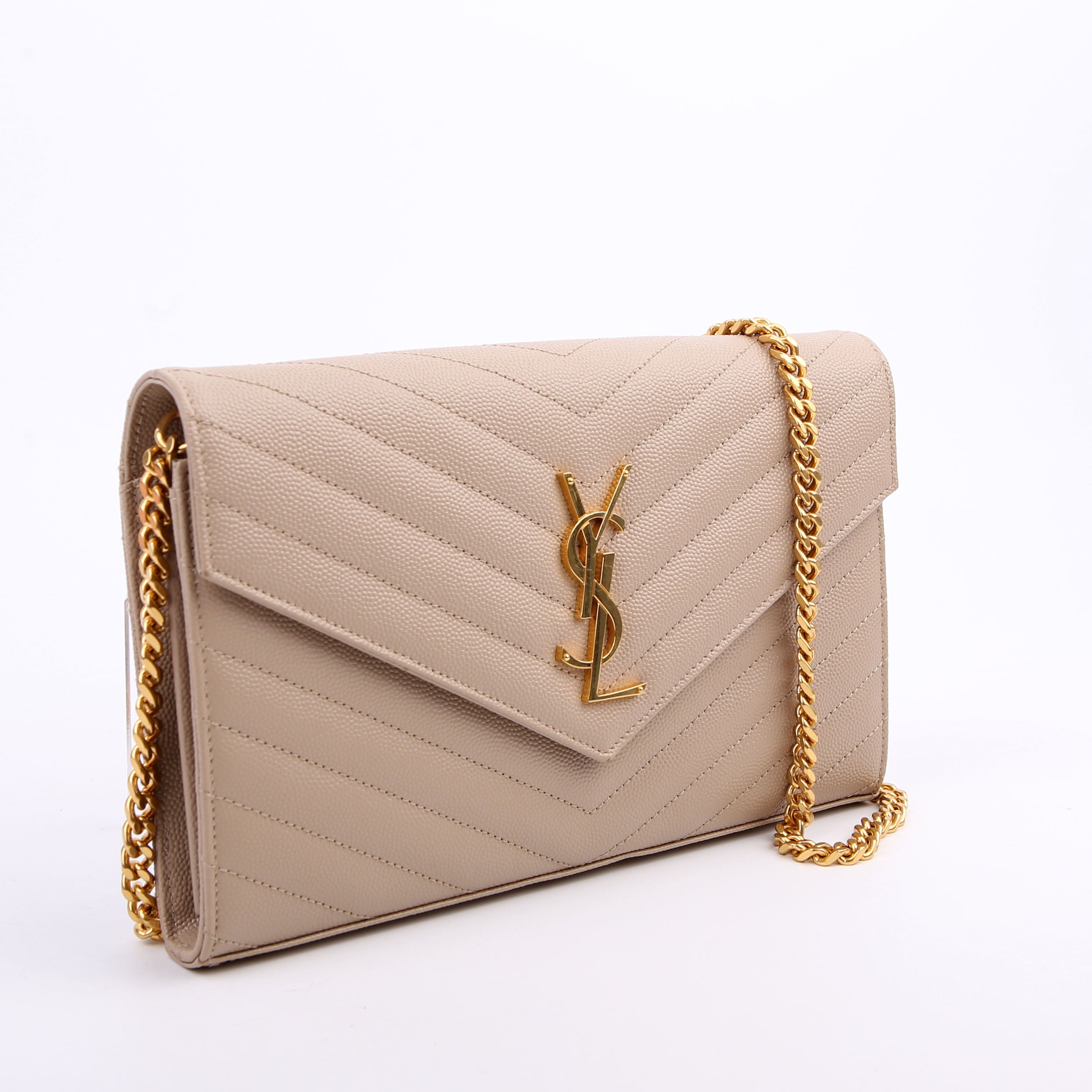 Grain De Chain Wallet Beige