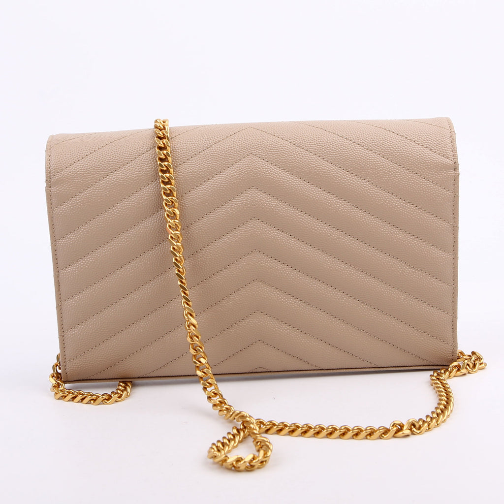 Grain De Chain Wallet Beige