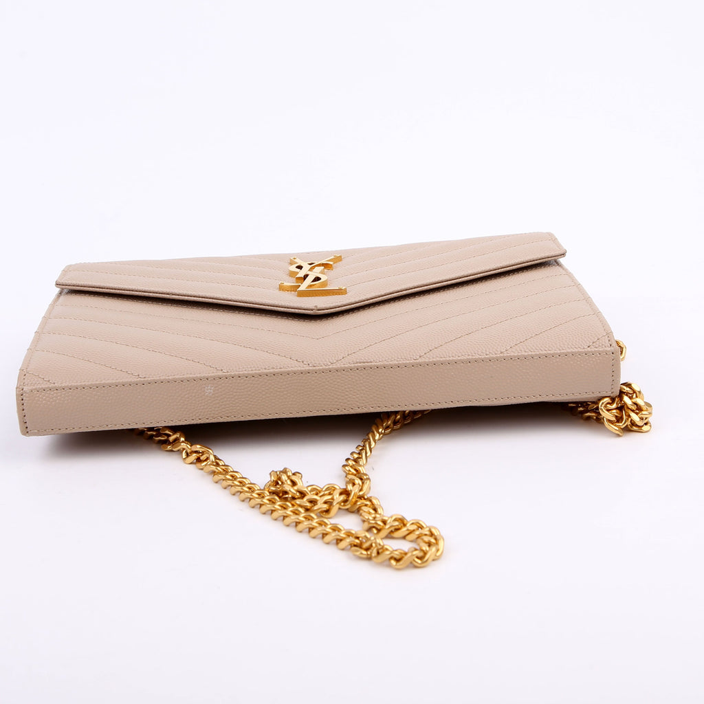 Grain De Chain Wallet Beige