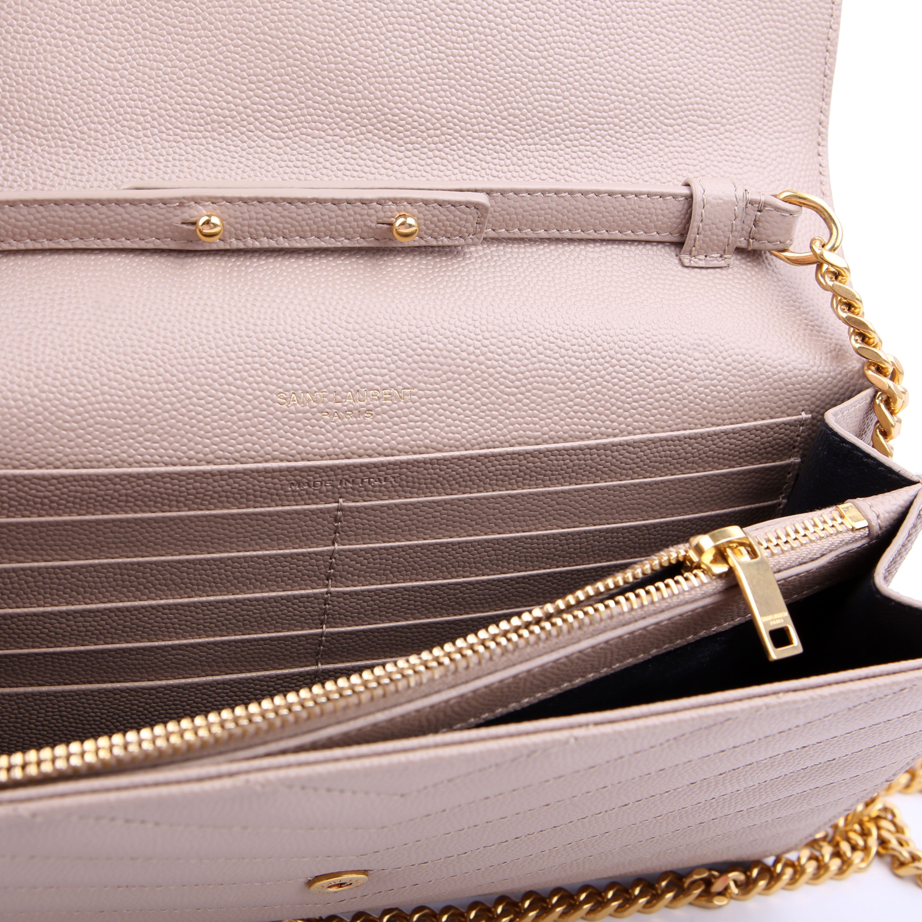 Grain De Chain Wallet Beige