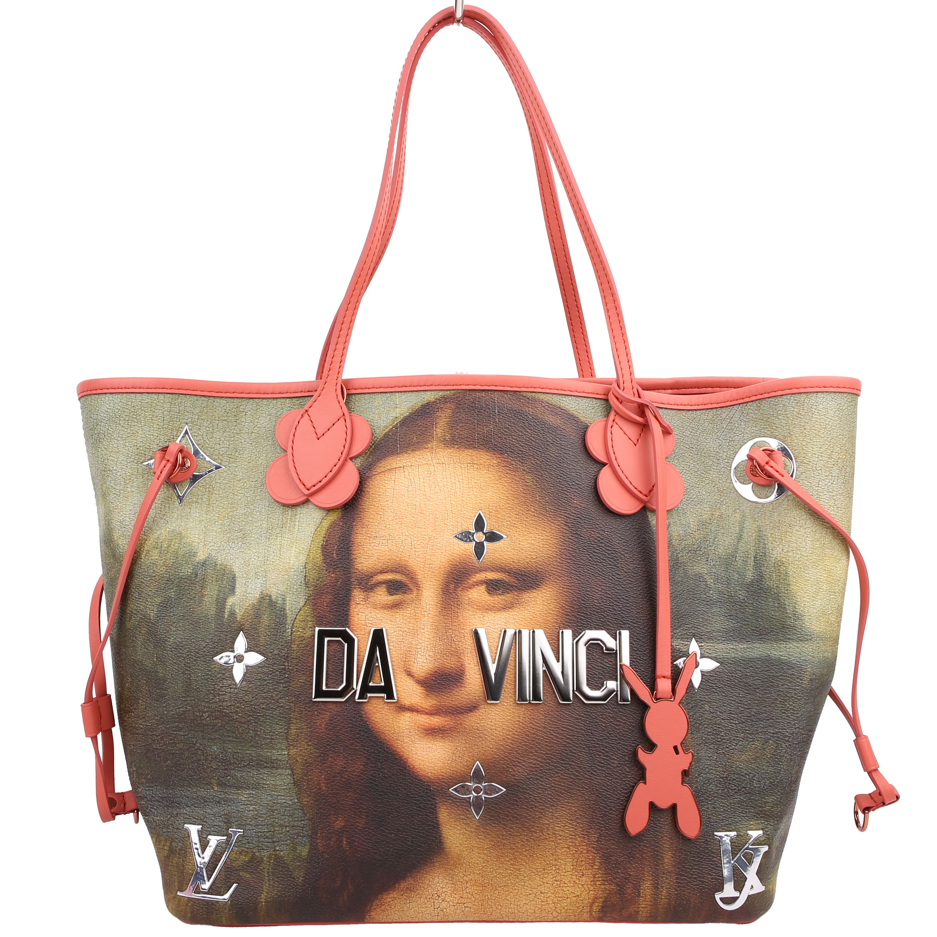 Neverfull MM With Wallet Masters Da Vinci Pink