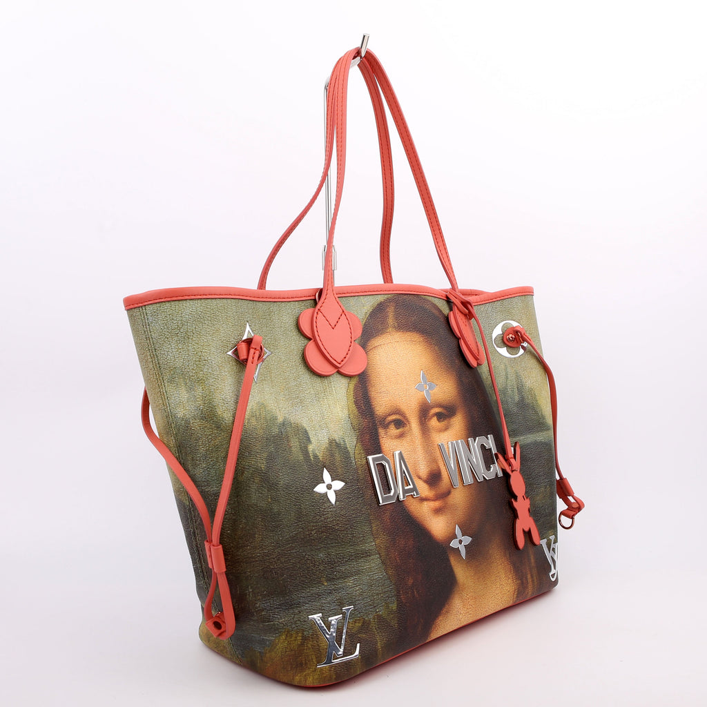 Neverfull MM With Wallet Masters Da Vinci Pink