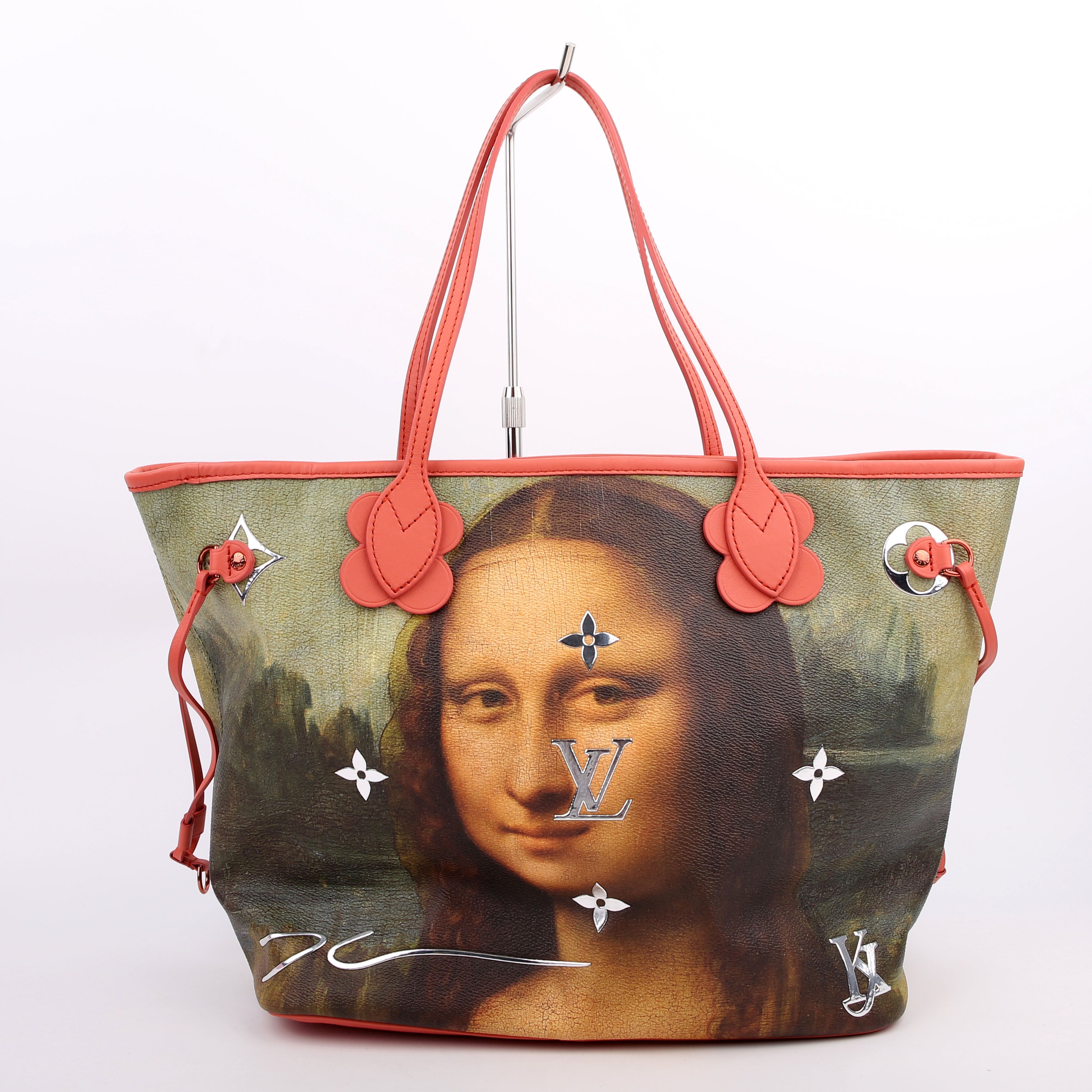 Neverfull MM With Wallet Masters Da Vinci Pink