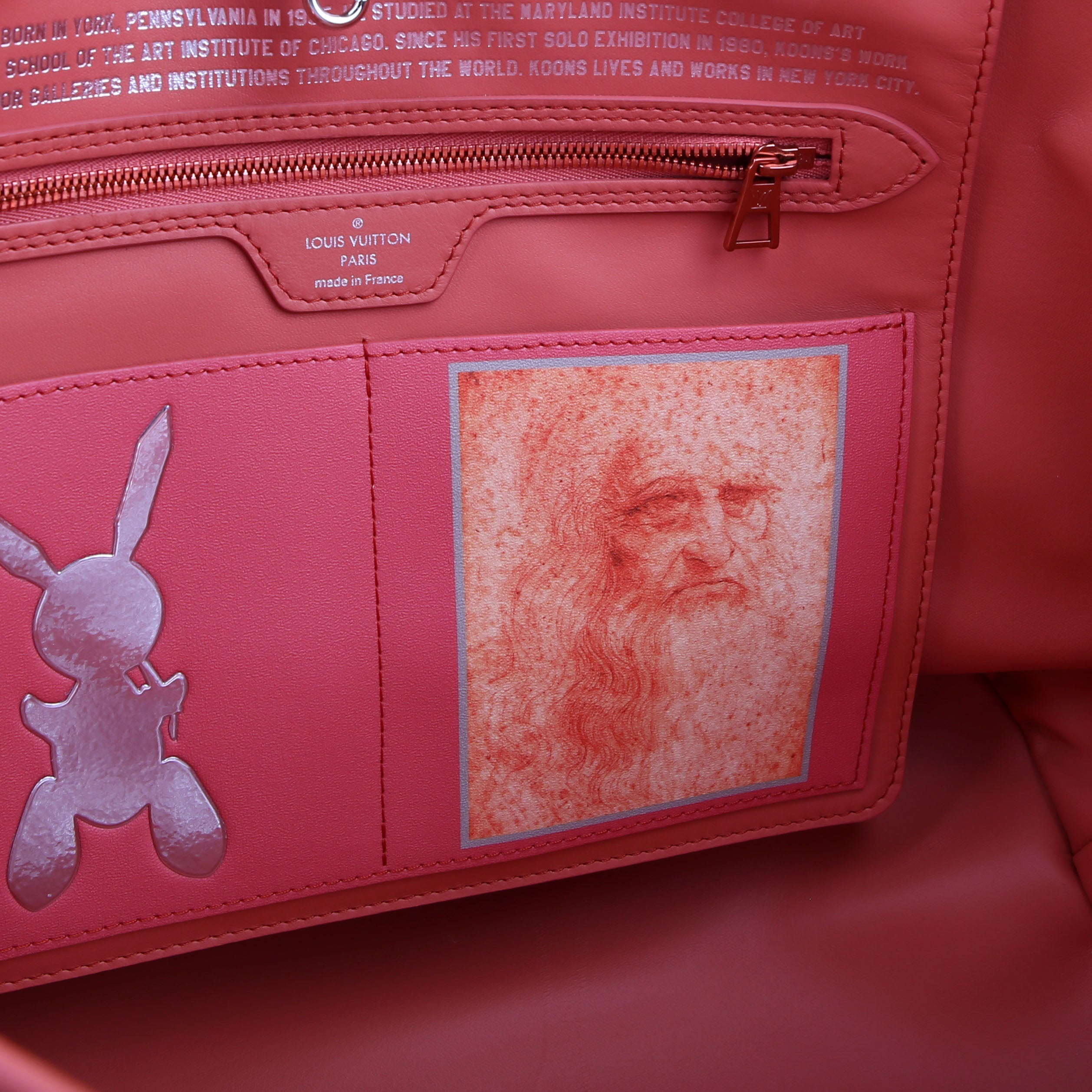 Neverfull MM With Wallet Masters Da Vinci Pink