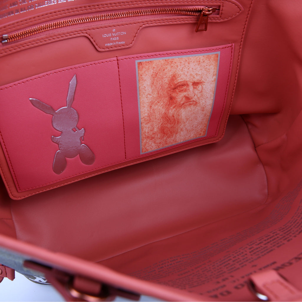 Neverfull MM With Wallet Masters Da Vinci Pink