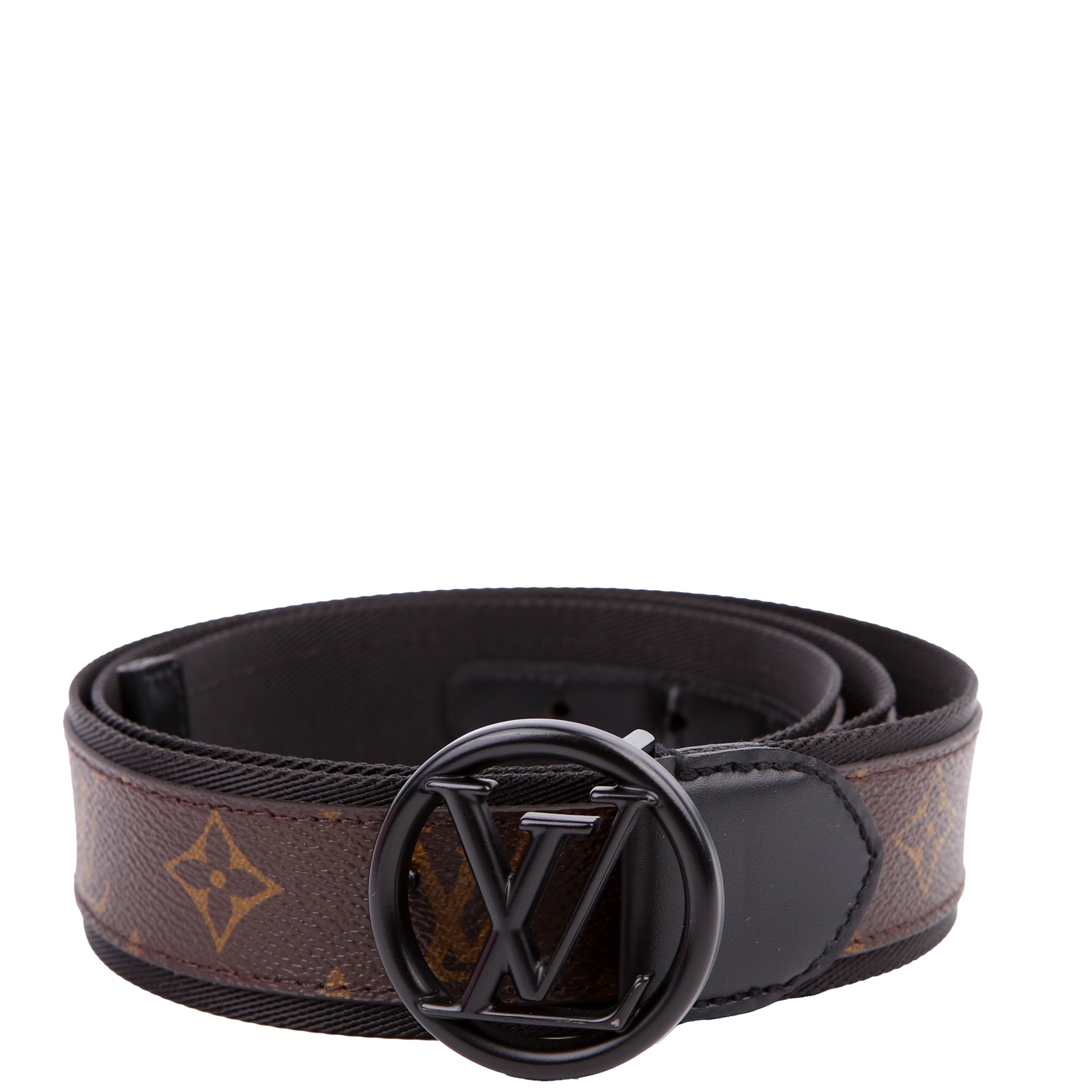 LV Circle Monogram Belt Size 100/40 Brown/Black