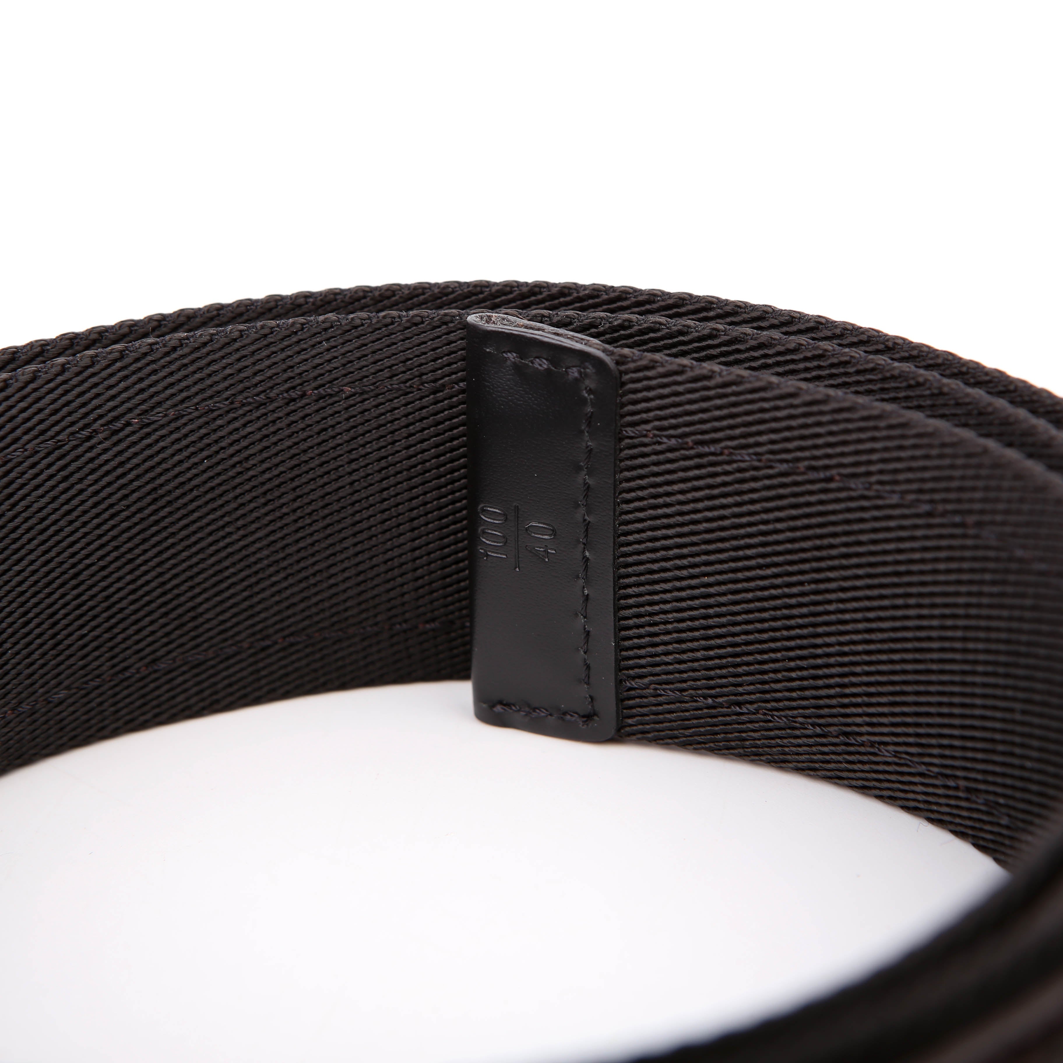 LV Circle Monogram Belt Size 100/40 Brown/Black