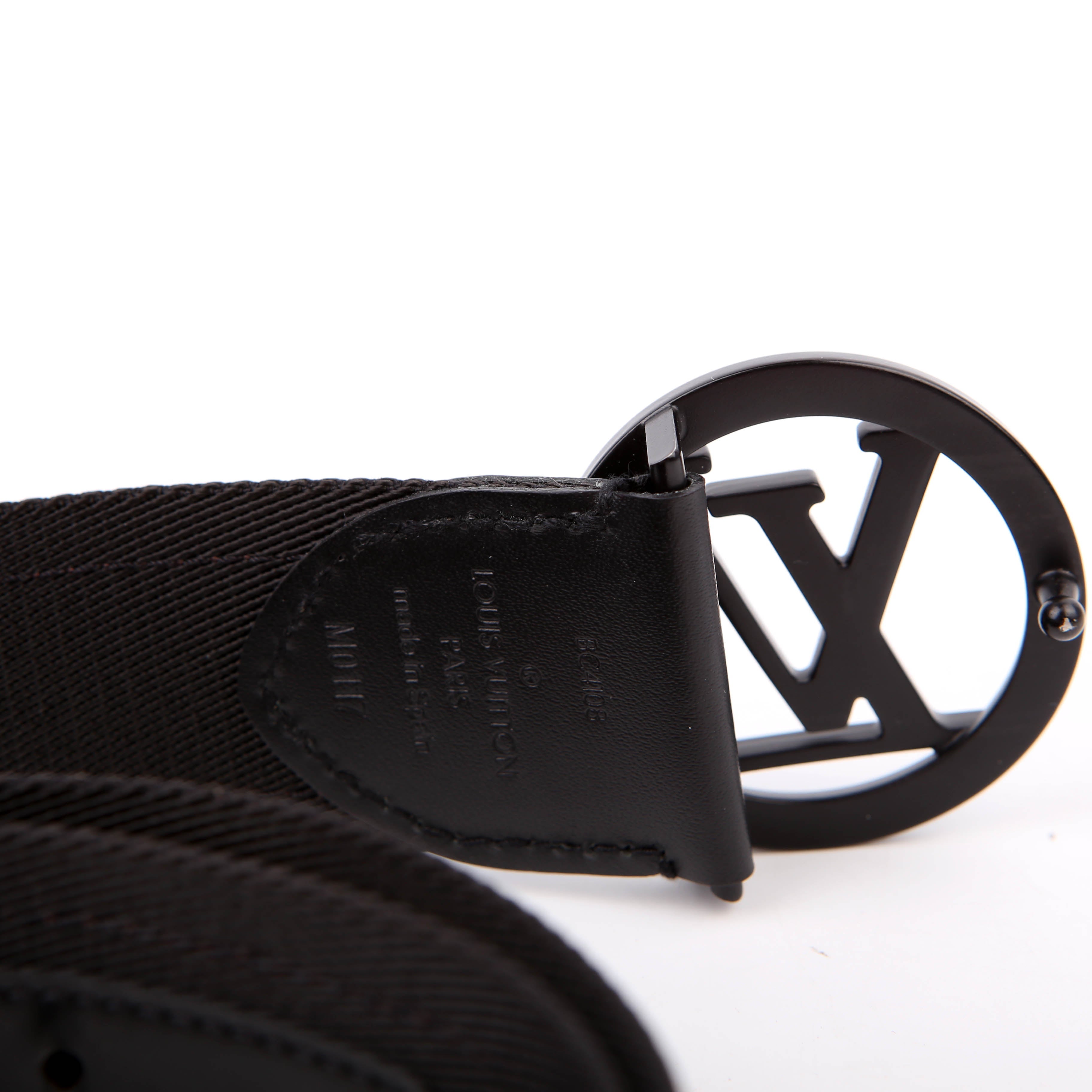 LV Circle Monogram Belt Size 100/40 Brown/Black
