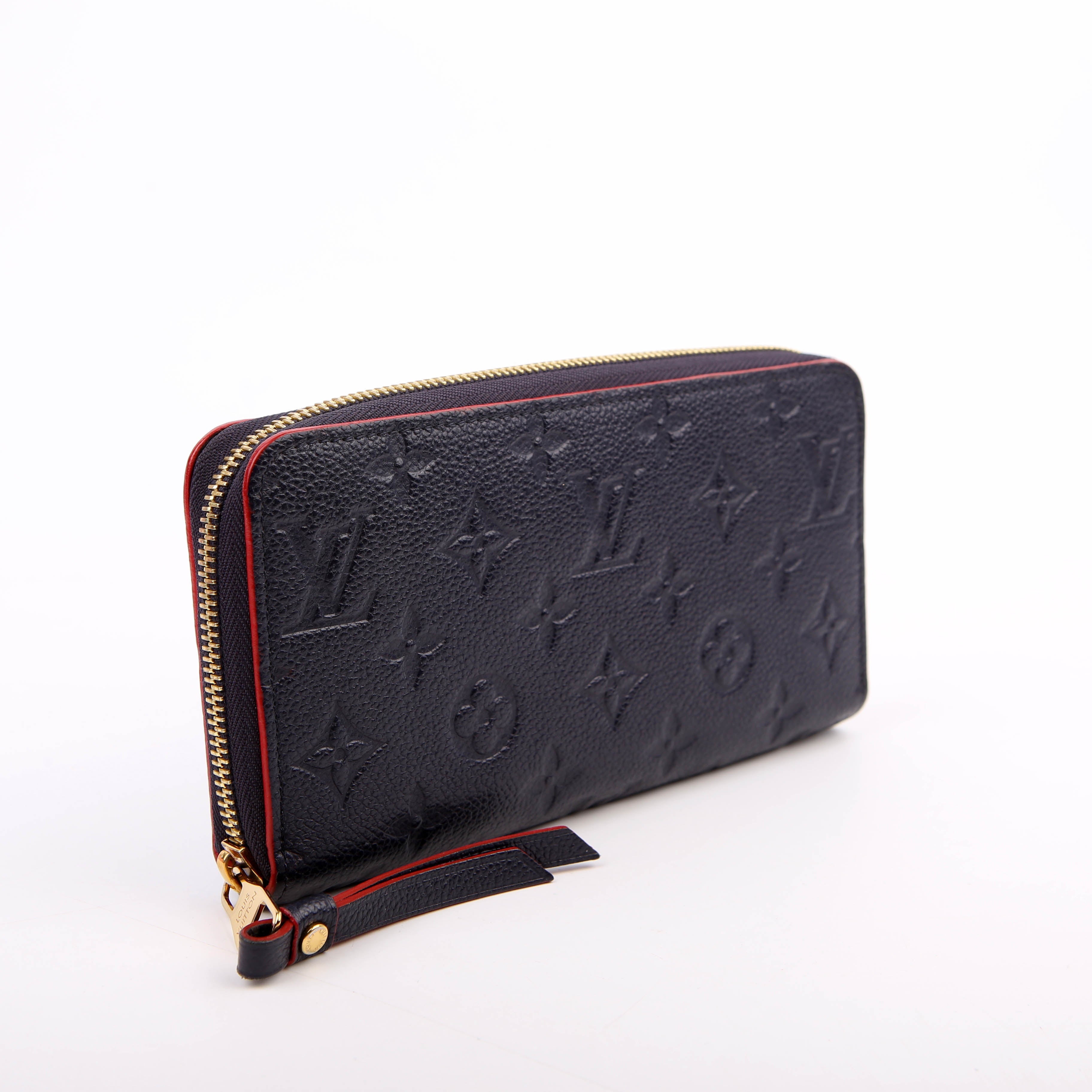 Zippy Wallet Empreinte Navy/Red