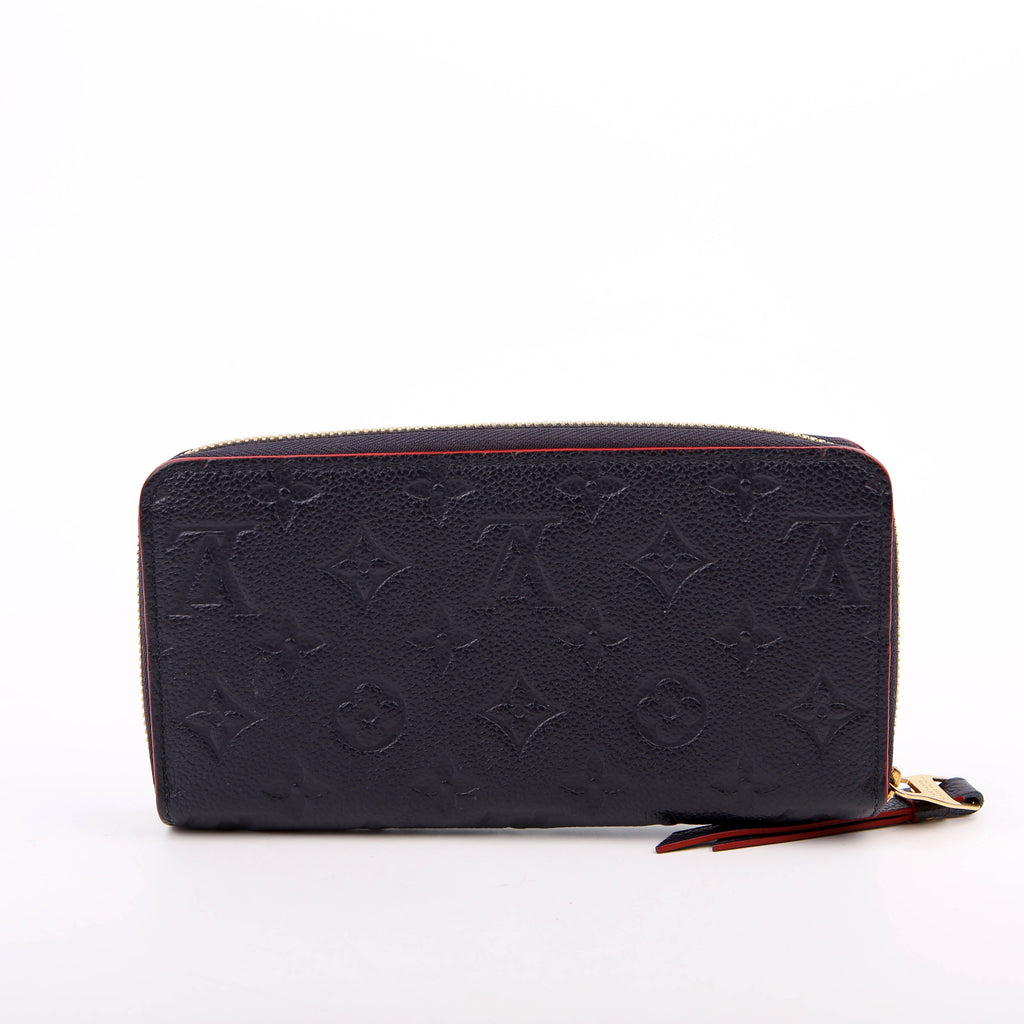 Zippy Wallet Empreinte Navy/Red