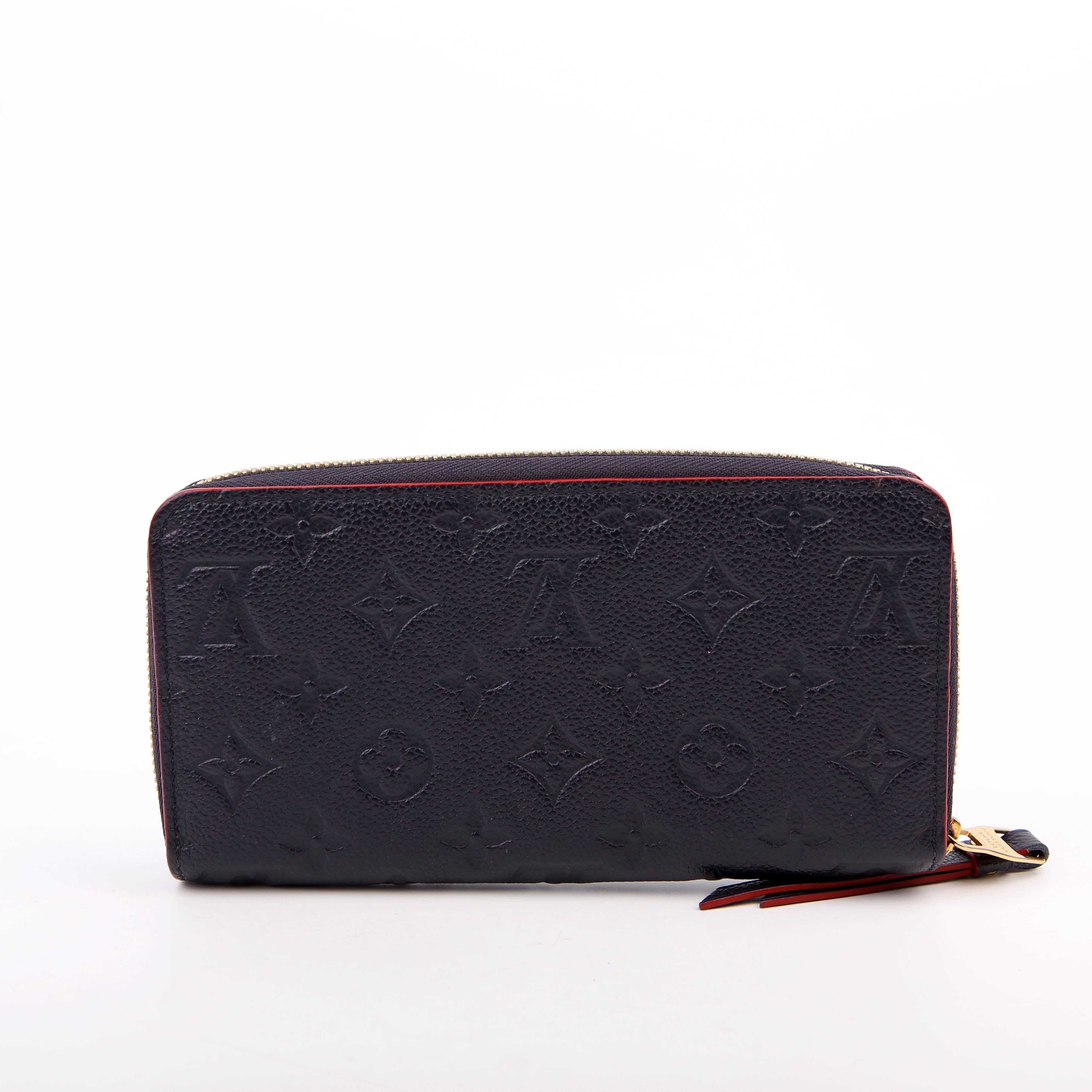 Zippy Wallet Empreinte Navy/Red