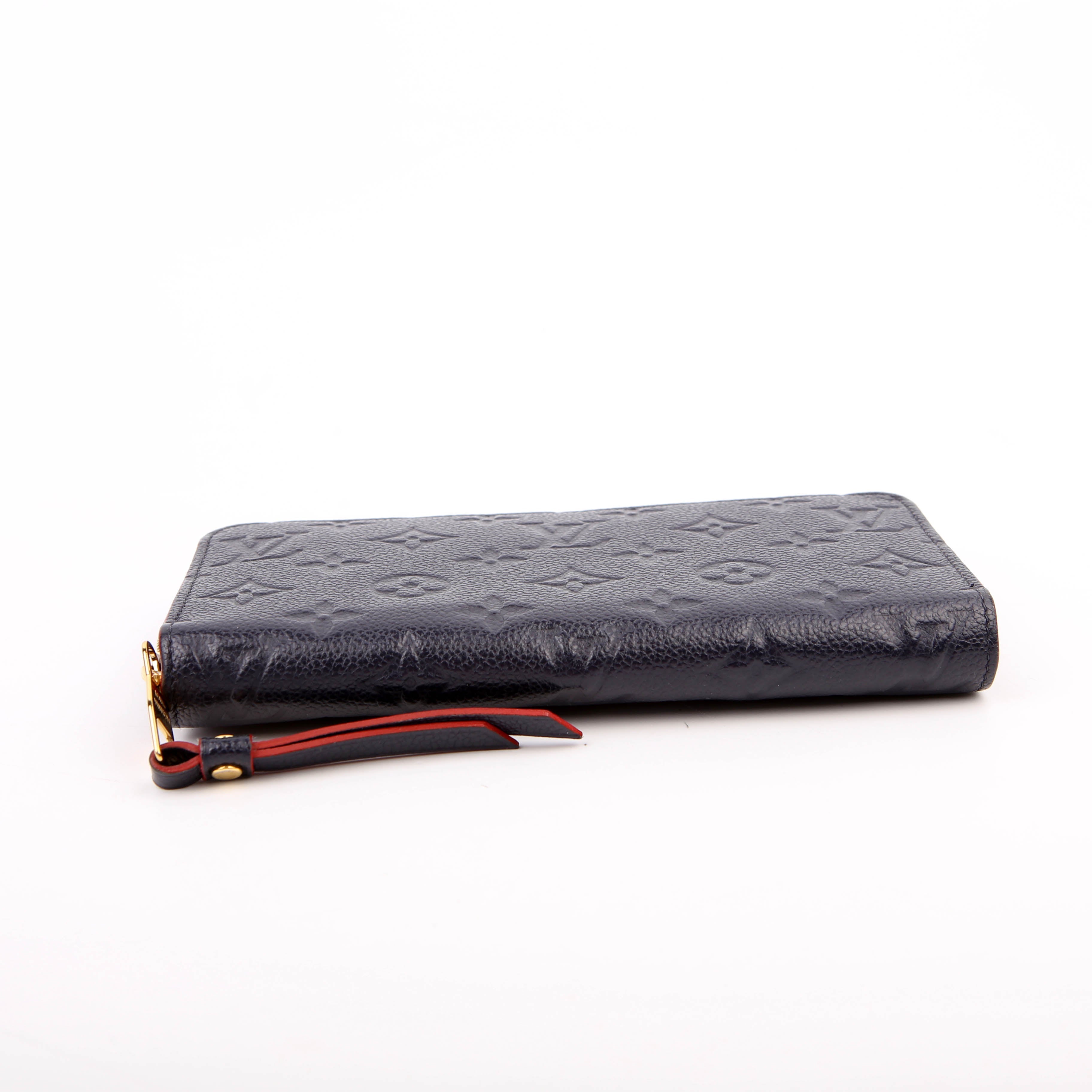 Zippy Wallet Empreinte Navy/Red