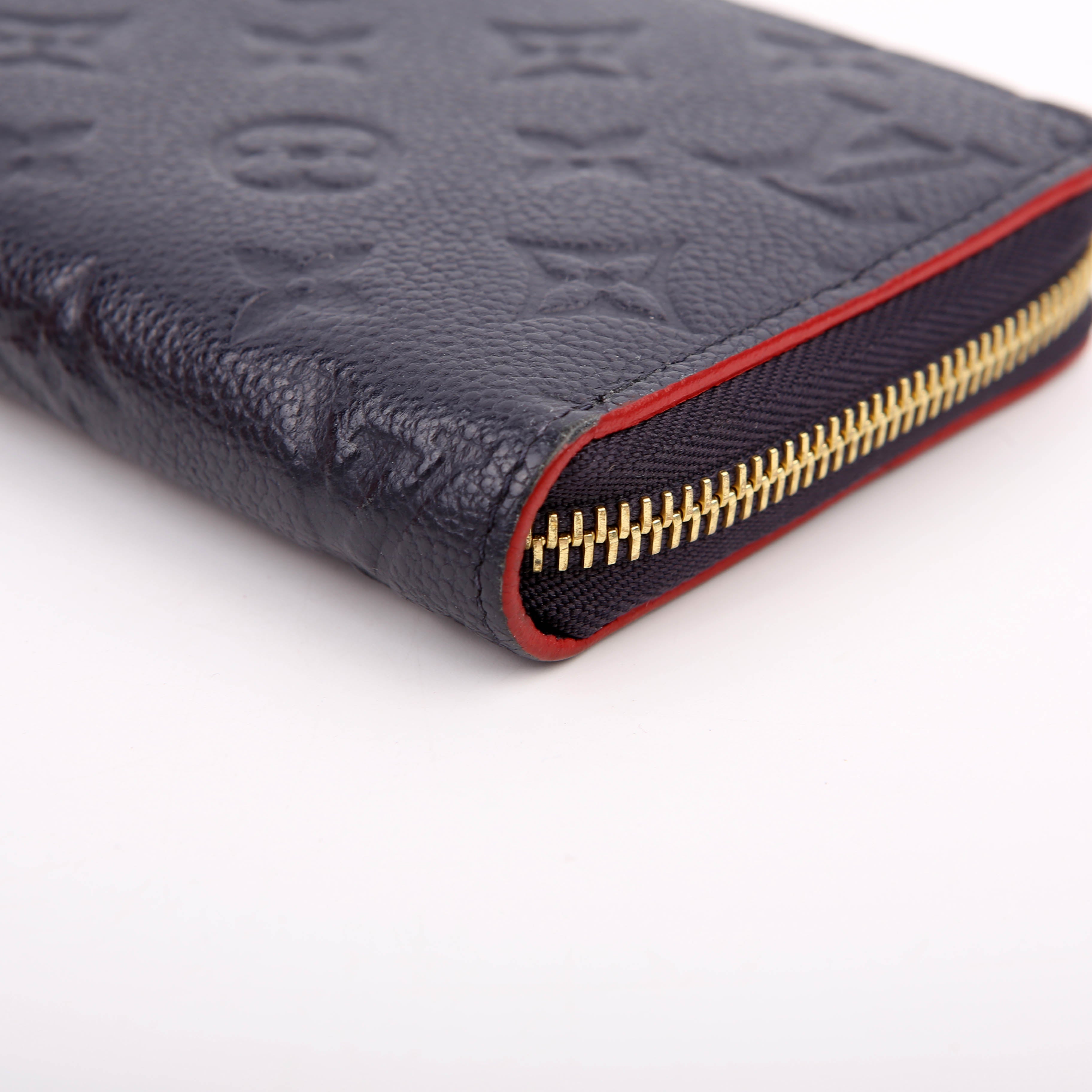 Zippy Wallet Empreinte Navy/Red
