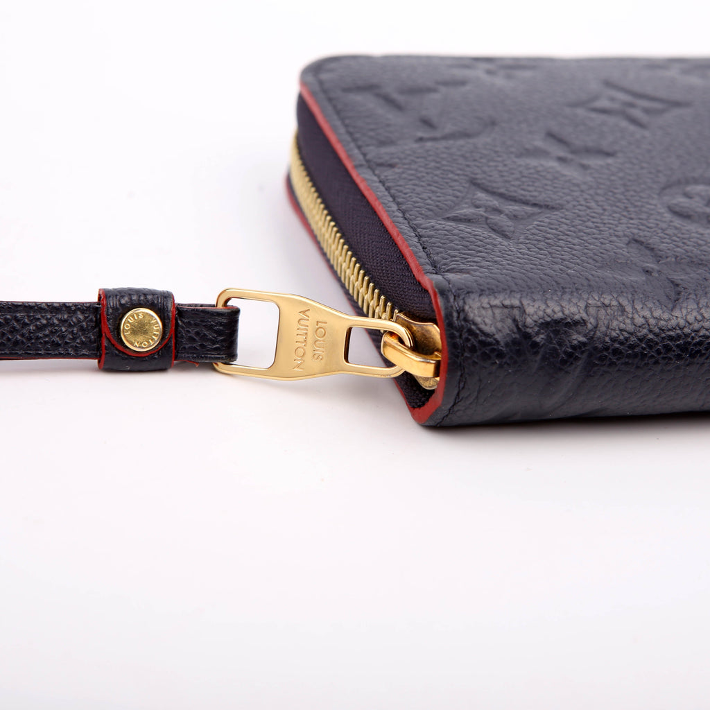 Zippy Wallet Empreinte Navy/Red