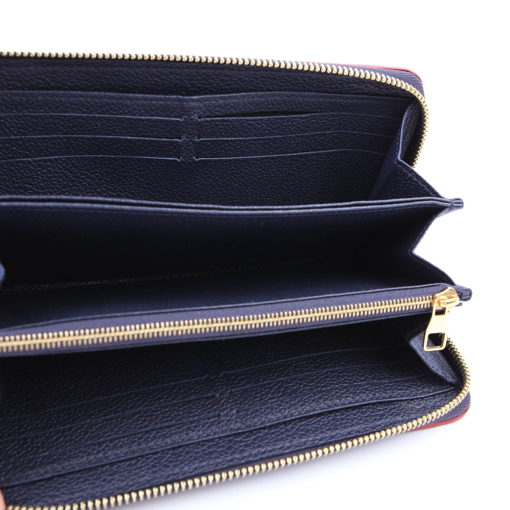 Zippy Wallet Empreinte Navy/Red