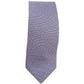 Printed Silk Tie Grey/Pink