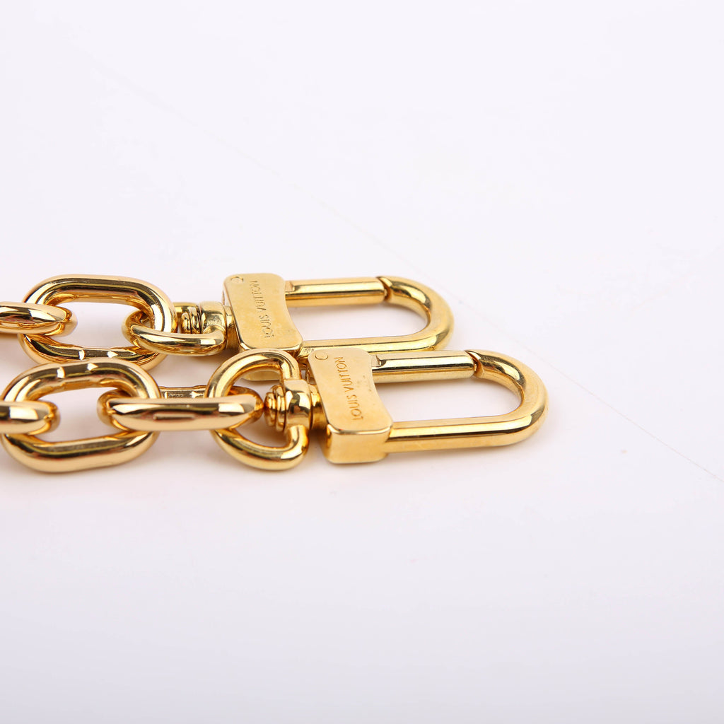 Loop Hobo Metal Chain Strap Gold