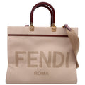 Fendi Sunshine Shopper Medium Canvas Tan