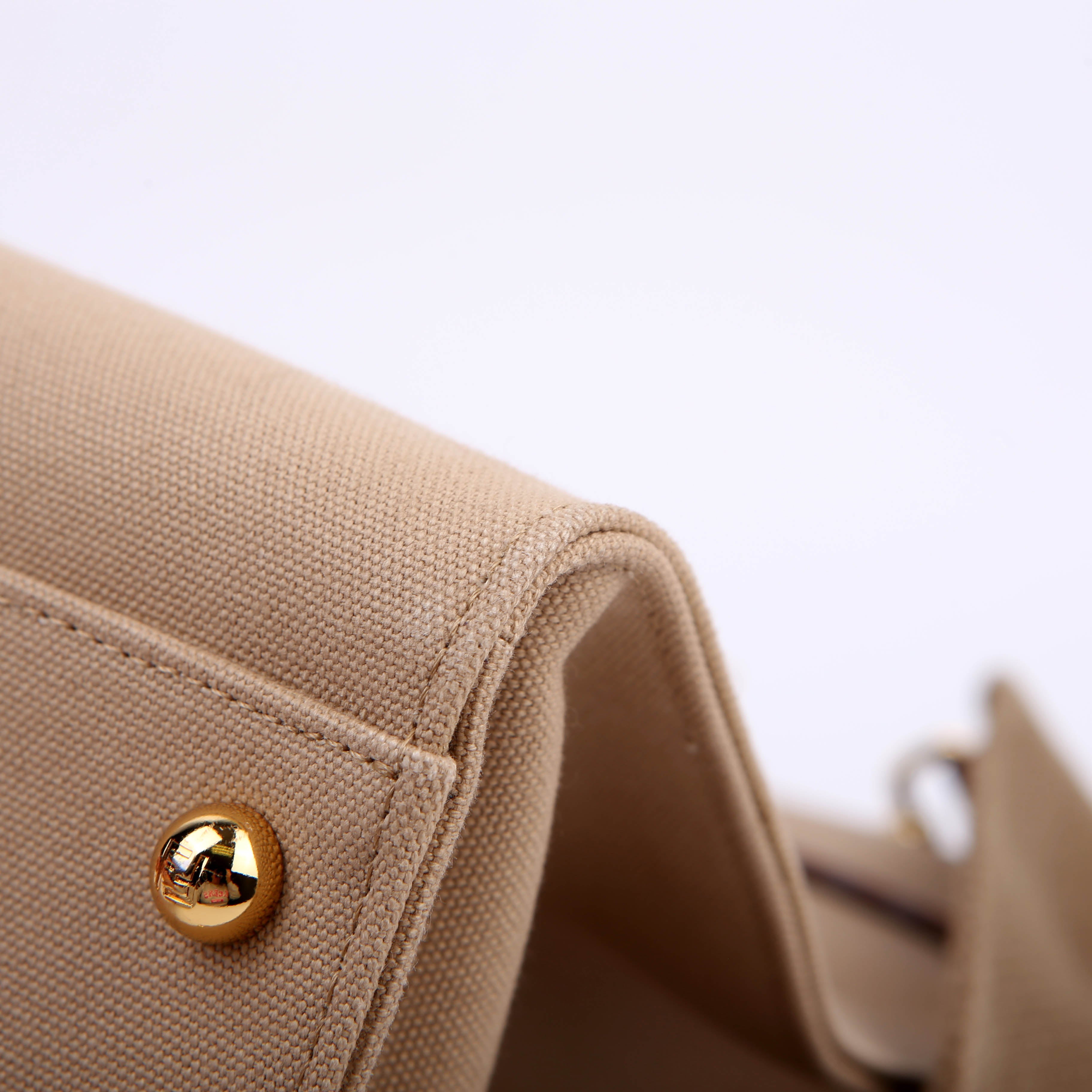 Fendi Sunshine Shopper Medium Canvas Tan