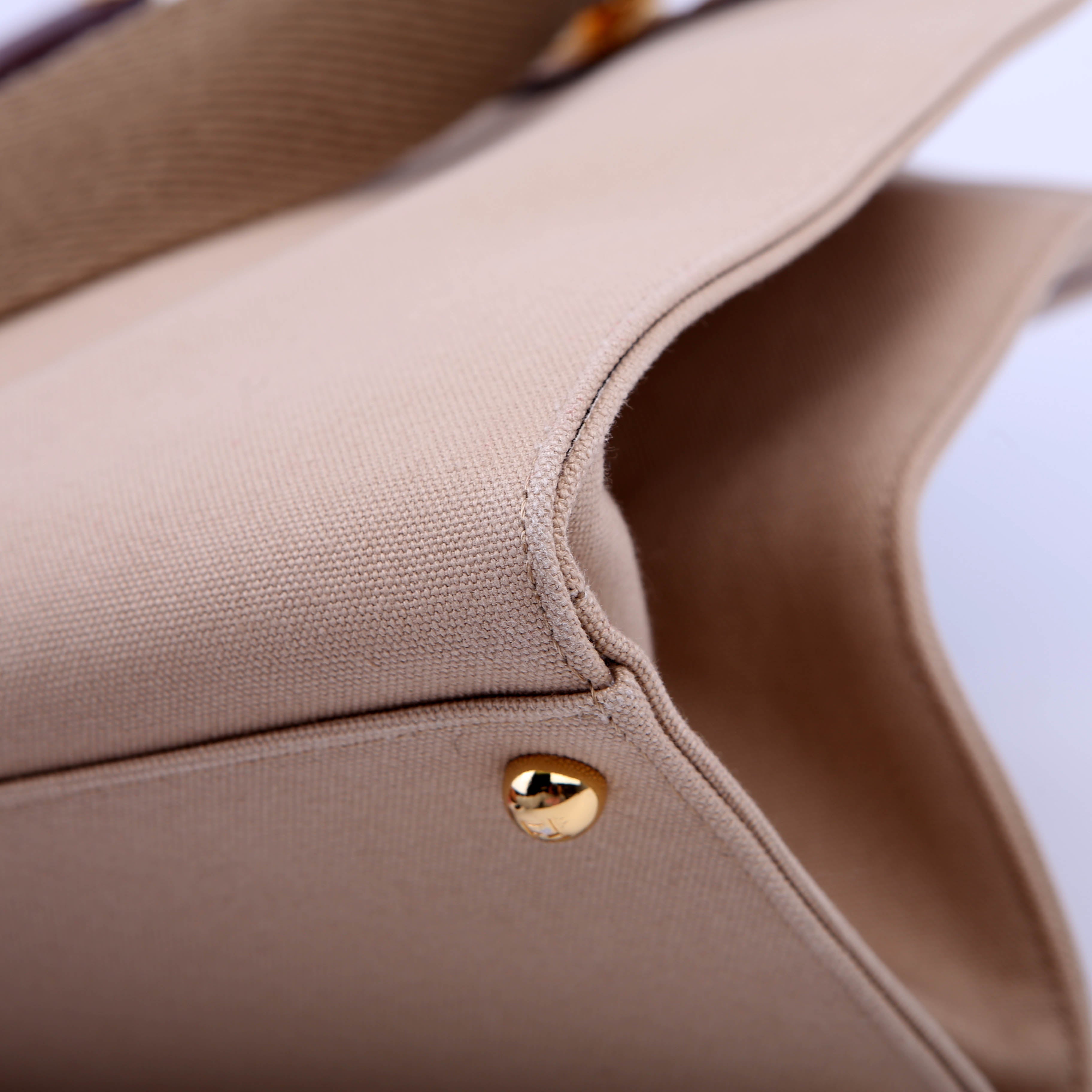 Fendi Sunshine Shopper Medium Canvas Tan