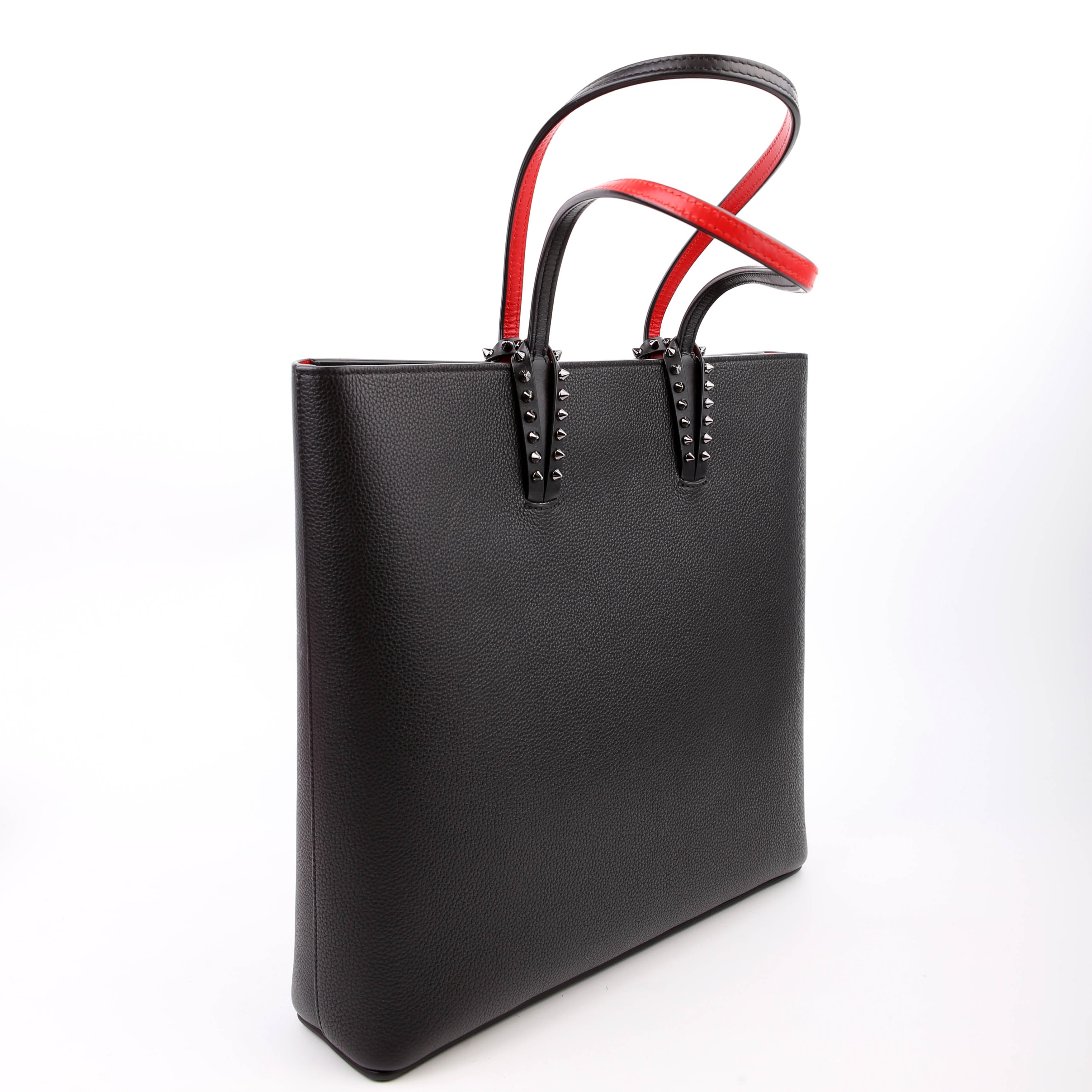 Cabata N/S Zip Tote Black/Red