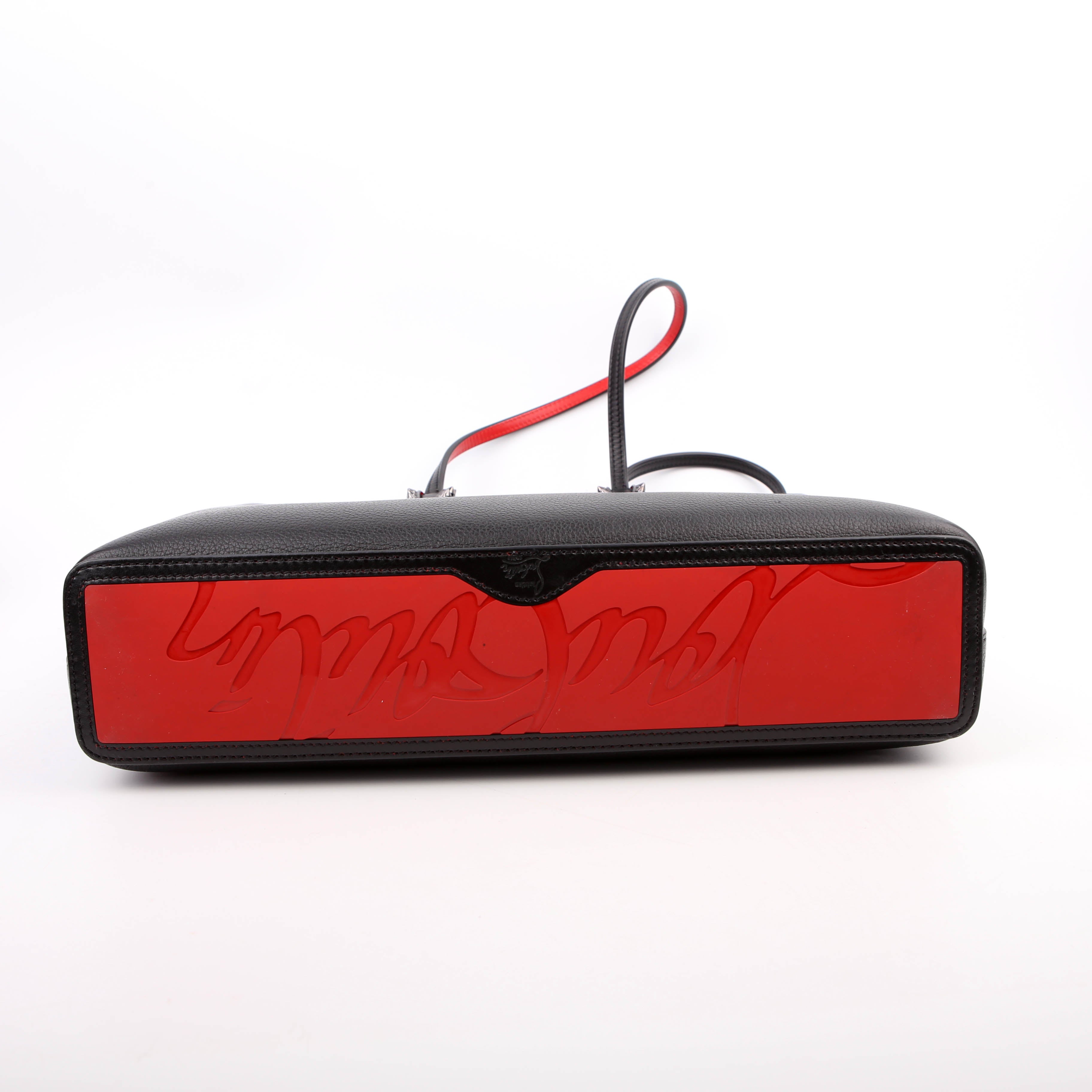 Cabata N/S Zip Tote Black/Red