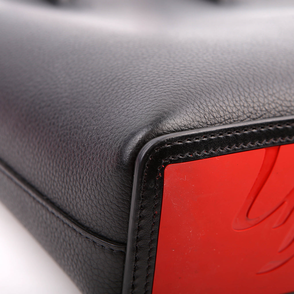 Cabata N/S Zip Tote Black/Red
