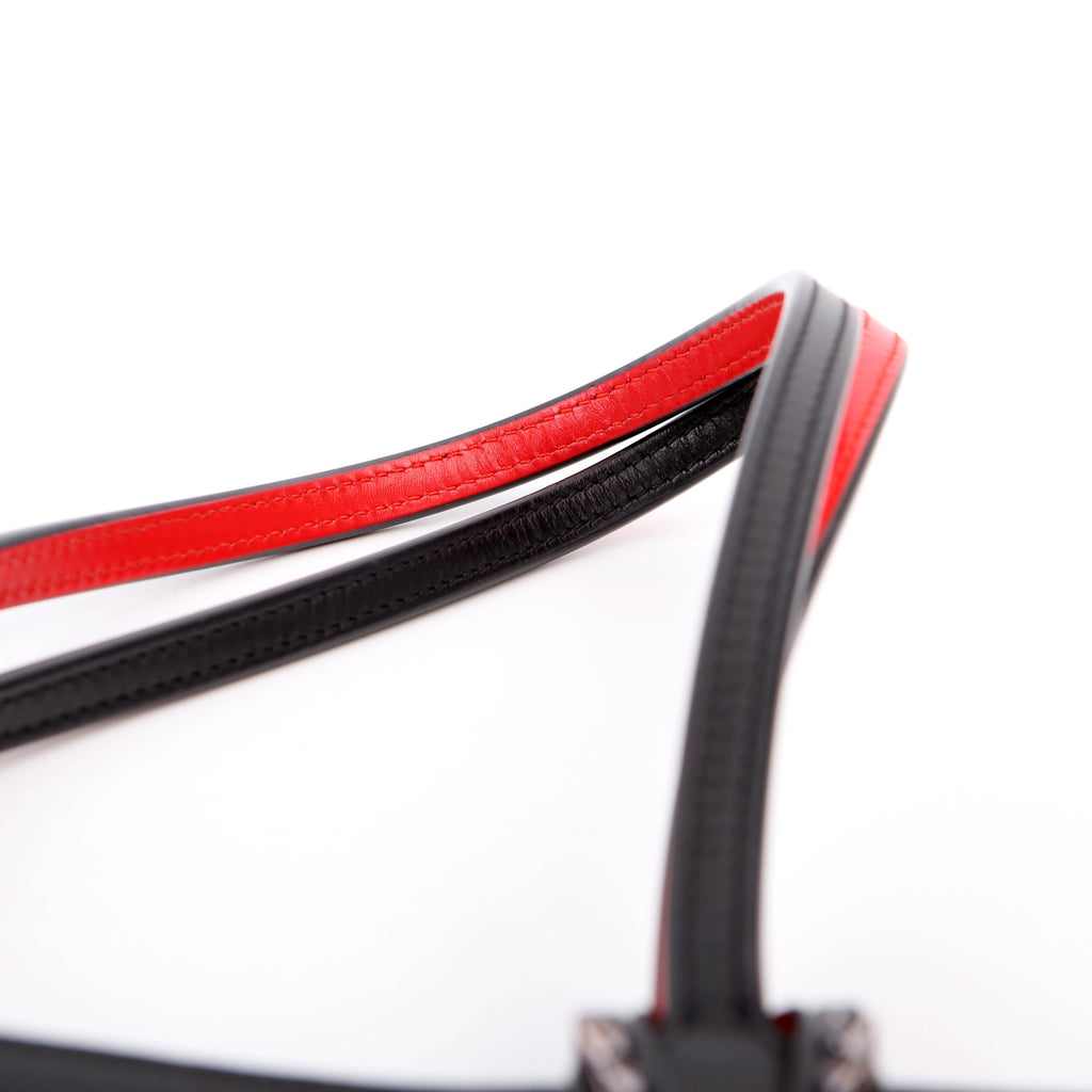 Cabata N/S Zip Tote Black/Red