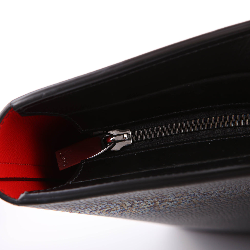 Cabata N/S Zip Tote Black/Red