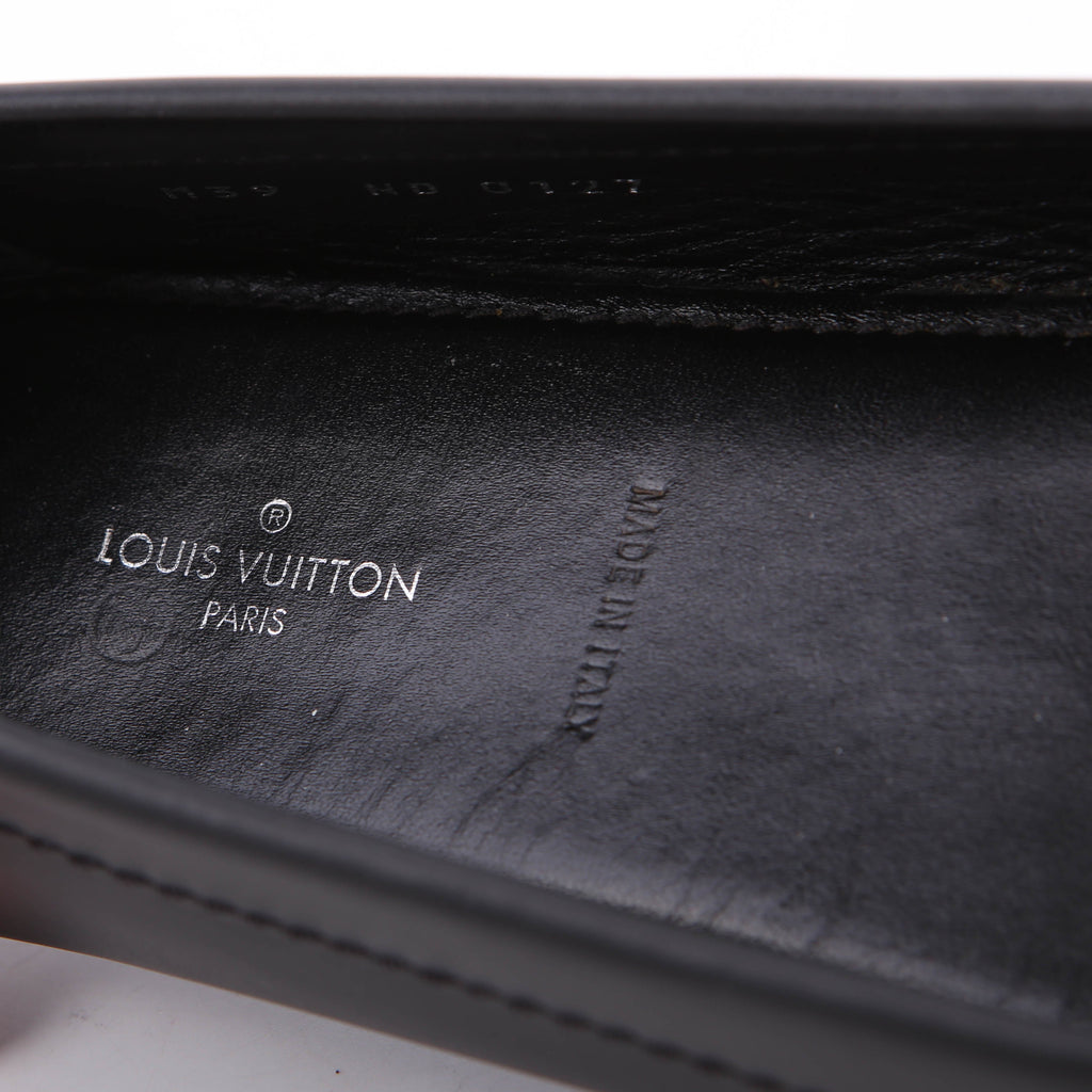Gloria Driving Loafers Leather Size 39 Black