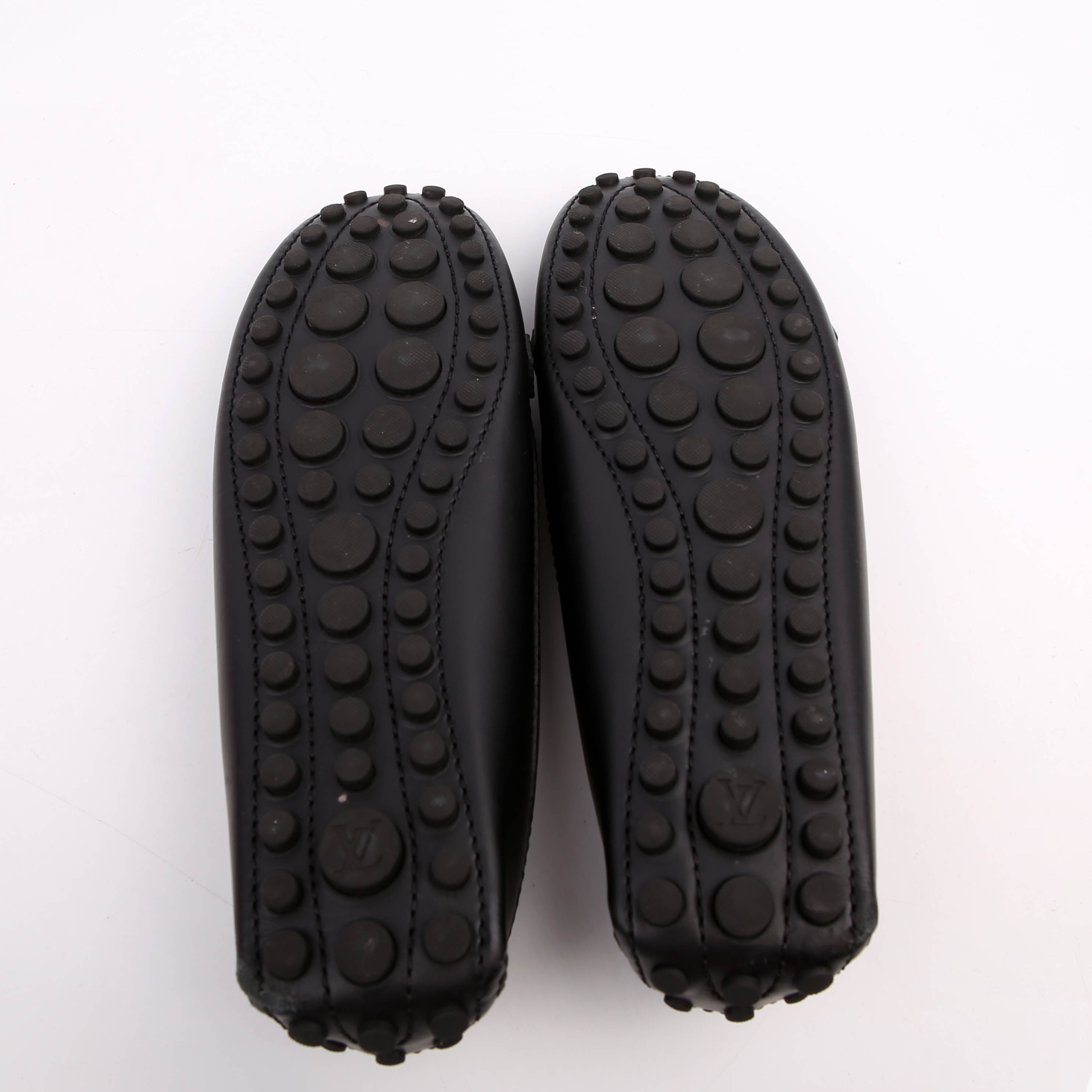 Gloria Driving Loafers Leather Size 39 Black