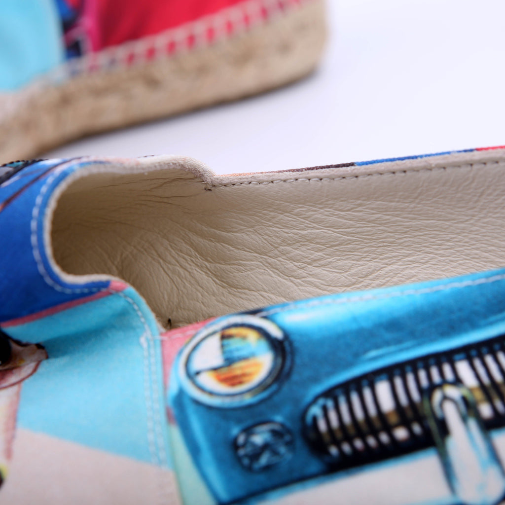Espadrille Flats Size 35 Multicolor