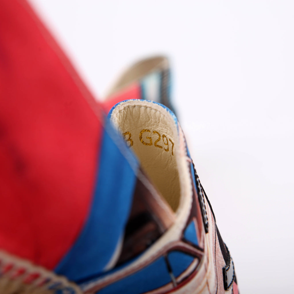 Espadrille Flats Size 35 Multicolor