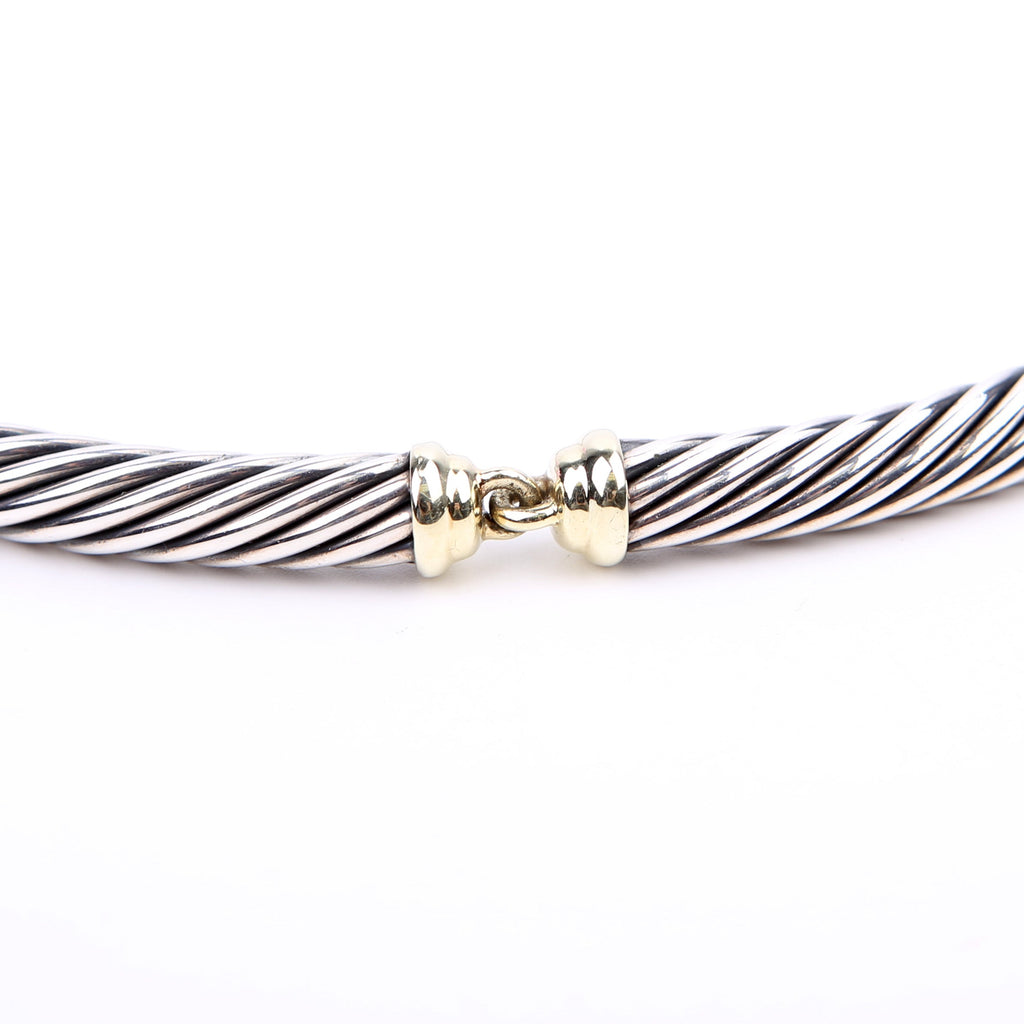 Metro Cable Collar 925/585 Necklace Silver
