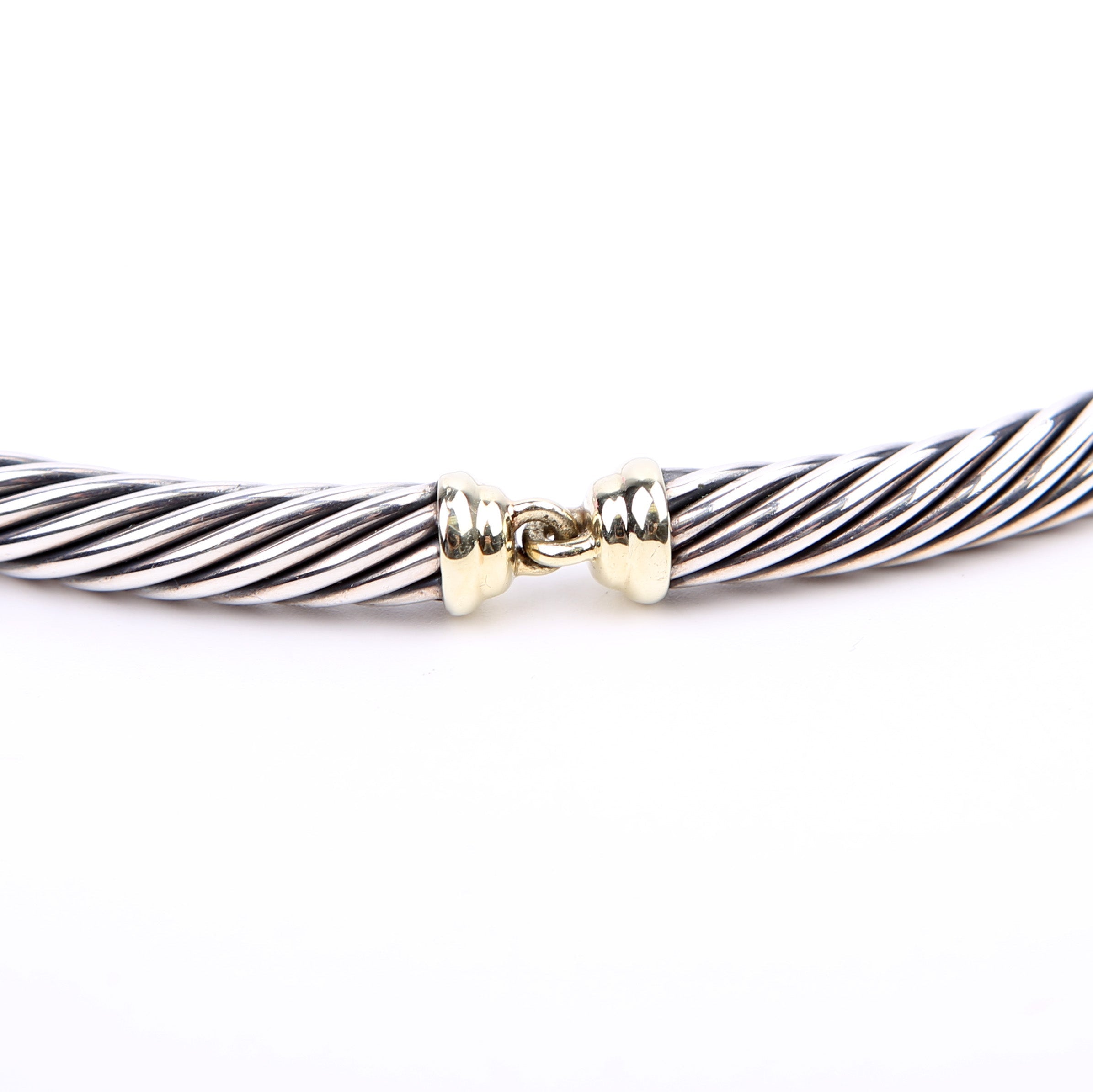 Metro Cable Collar 925/585 Necklace Silver
