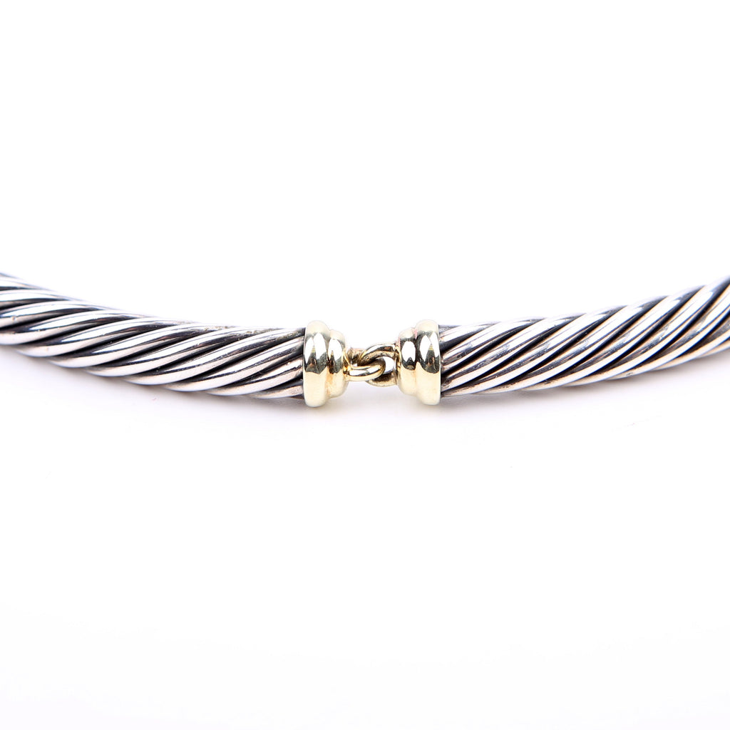 Metro Cable Collar 925/585 Necklace Silver