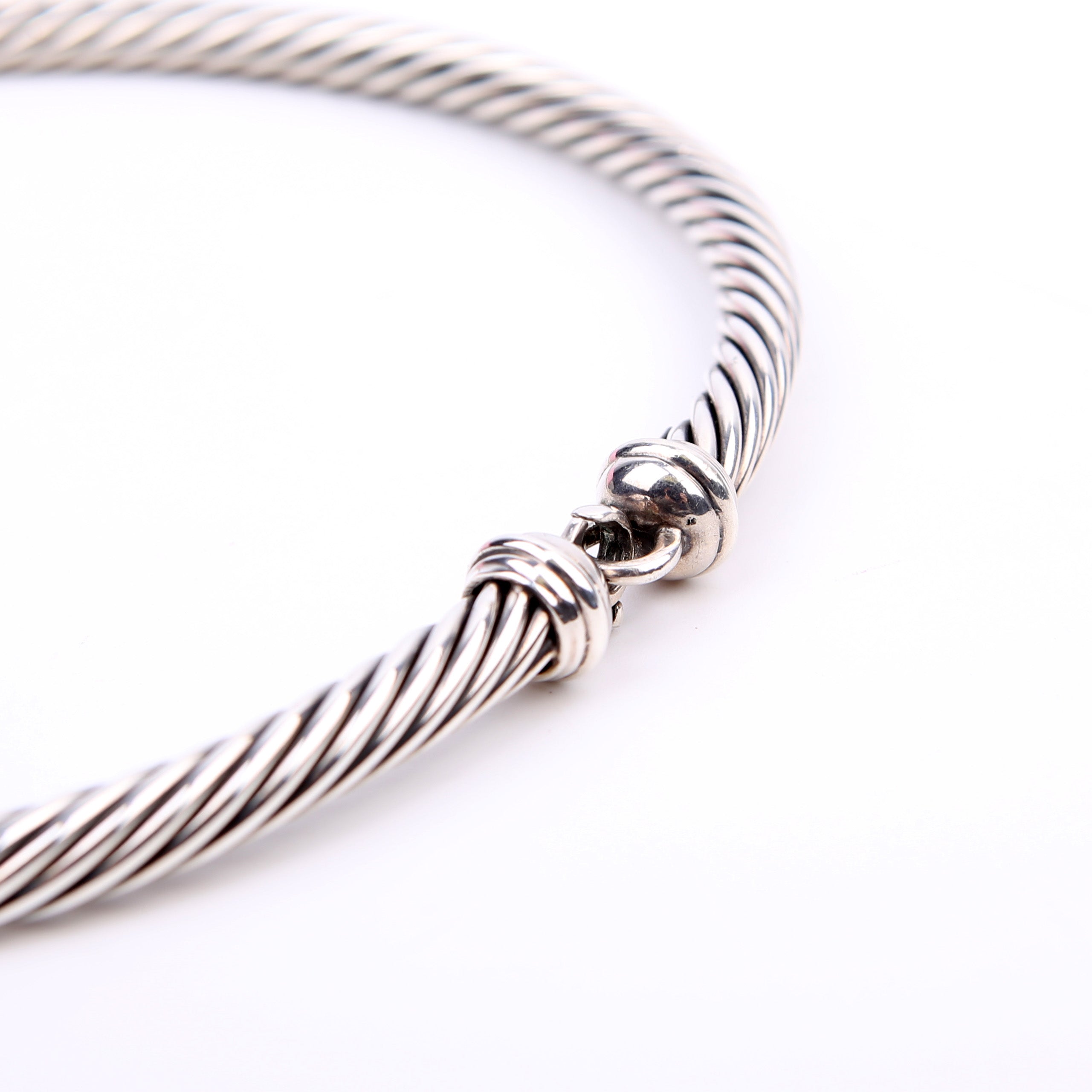 Metro Cable Collar 925/585 Necklace Silver