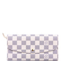 Emilie Wallet Damier Azur Newer