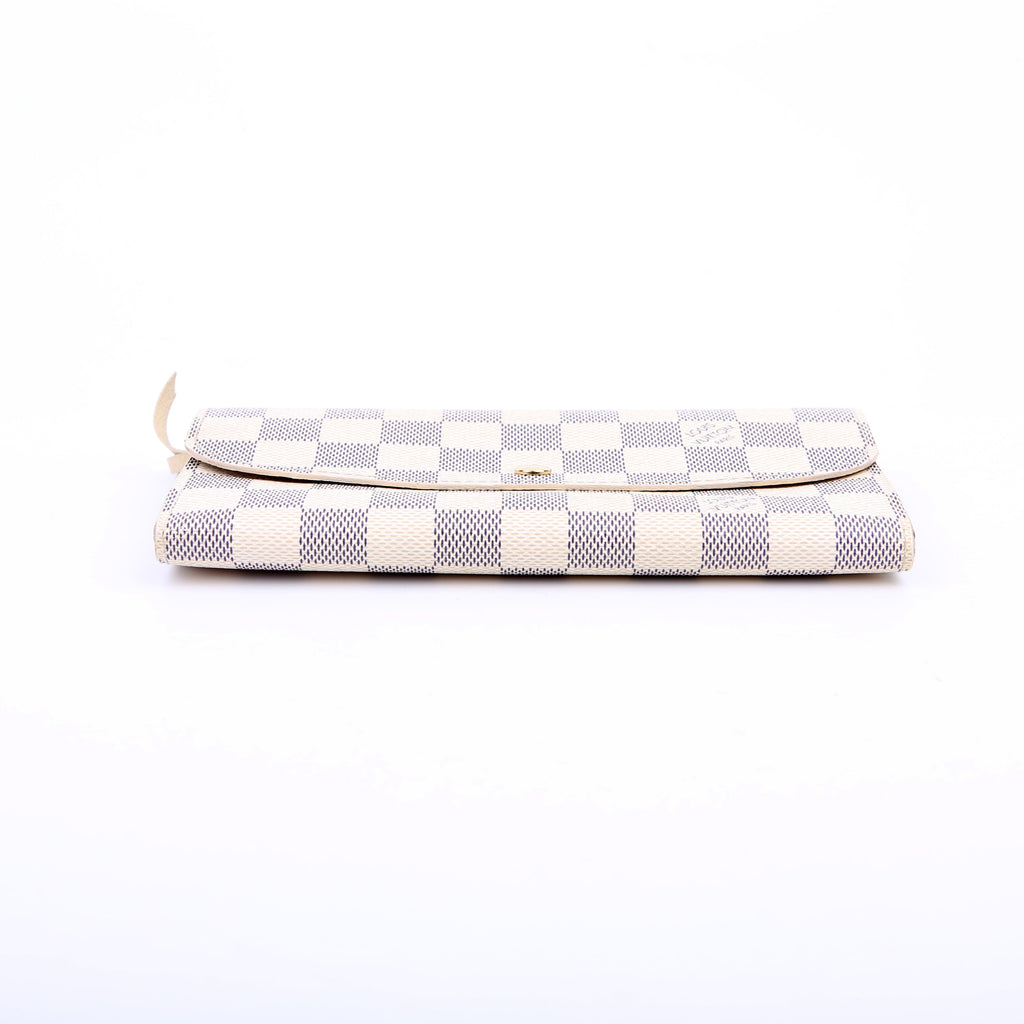 Emilie Wallet Damier Azur Newer