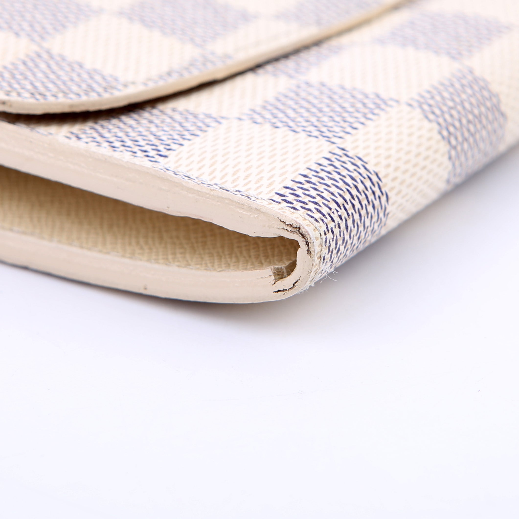 Emilie Wallet Damier Azur Newer