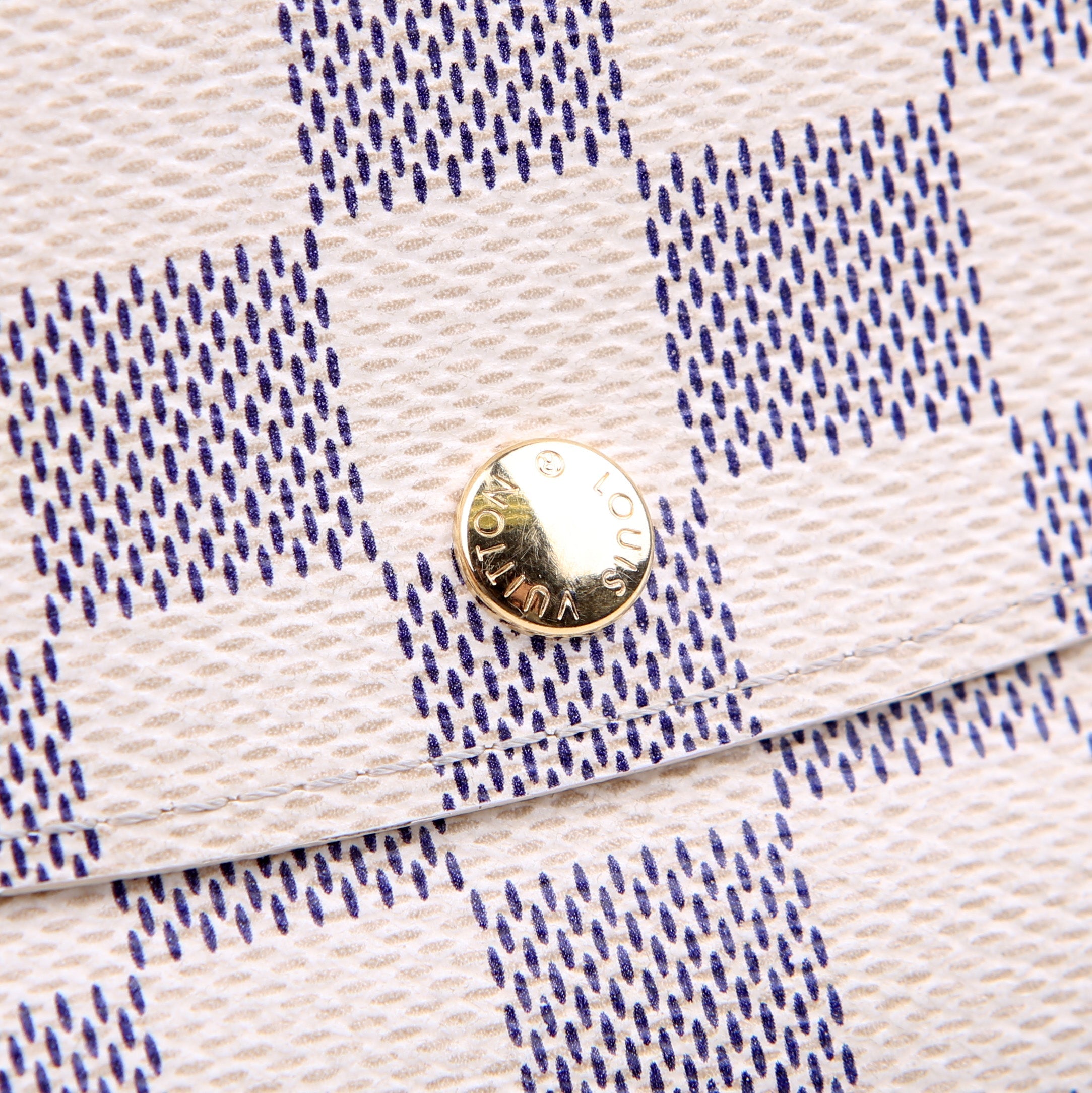 Emilie Wallet Damier Azur Newer