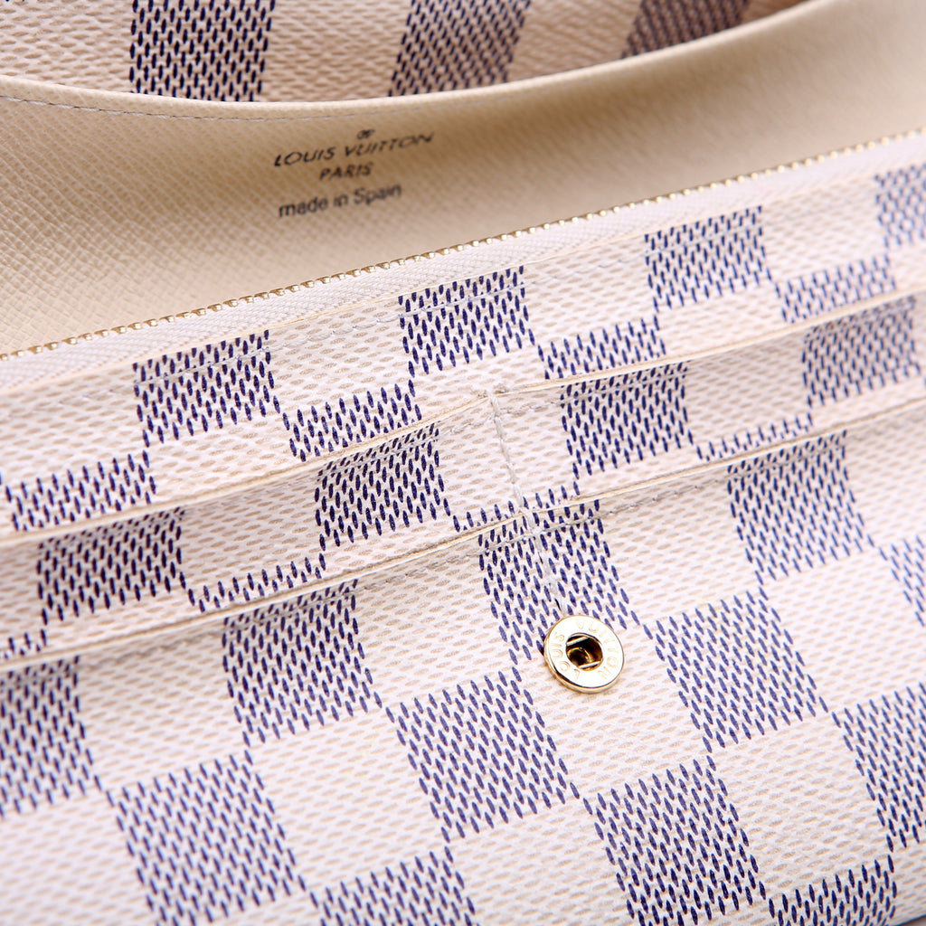 Emilie Wallet Damier Azur Newer