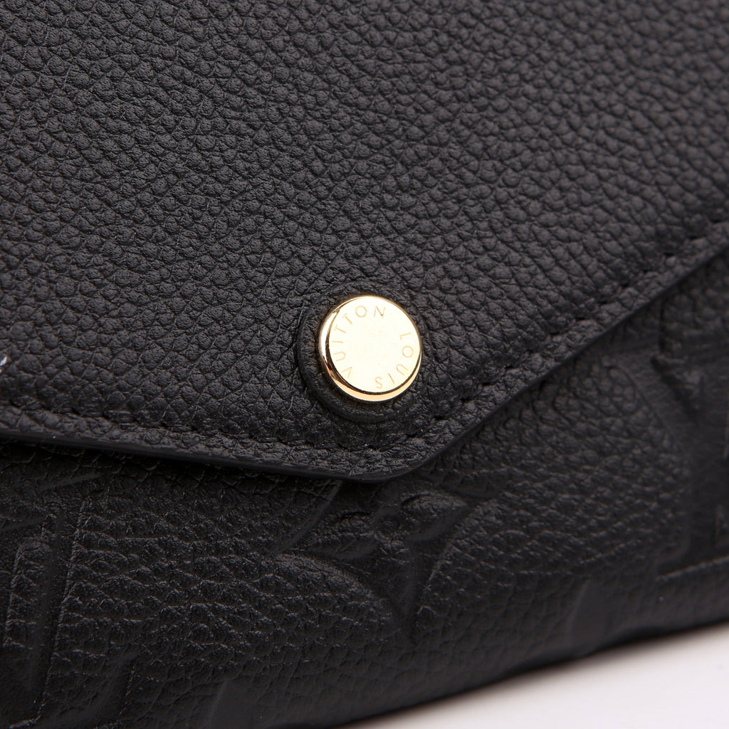Sarah Wallet Empreinte Black