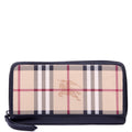 Haymarket Check Zip Around Wallet Black