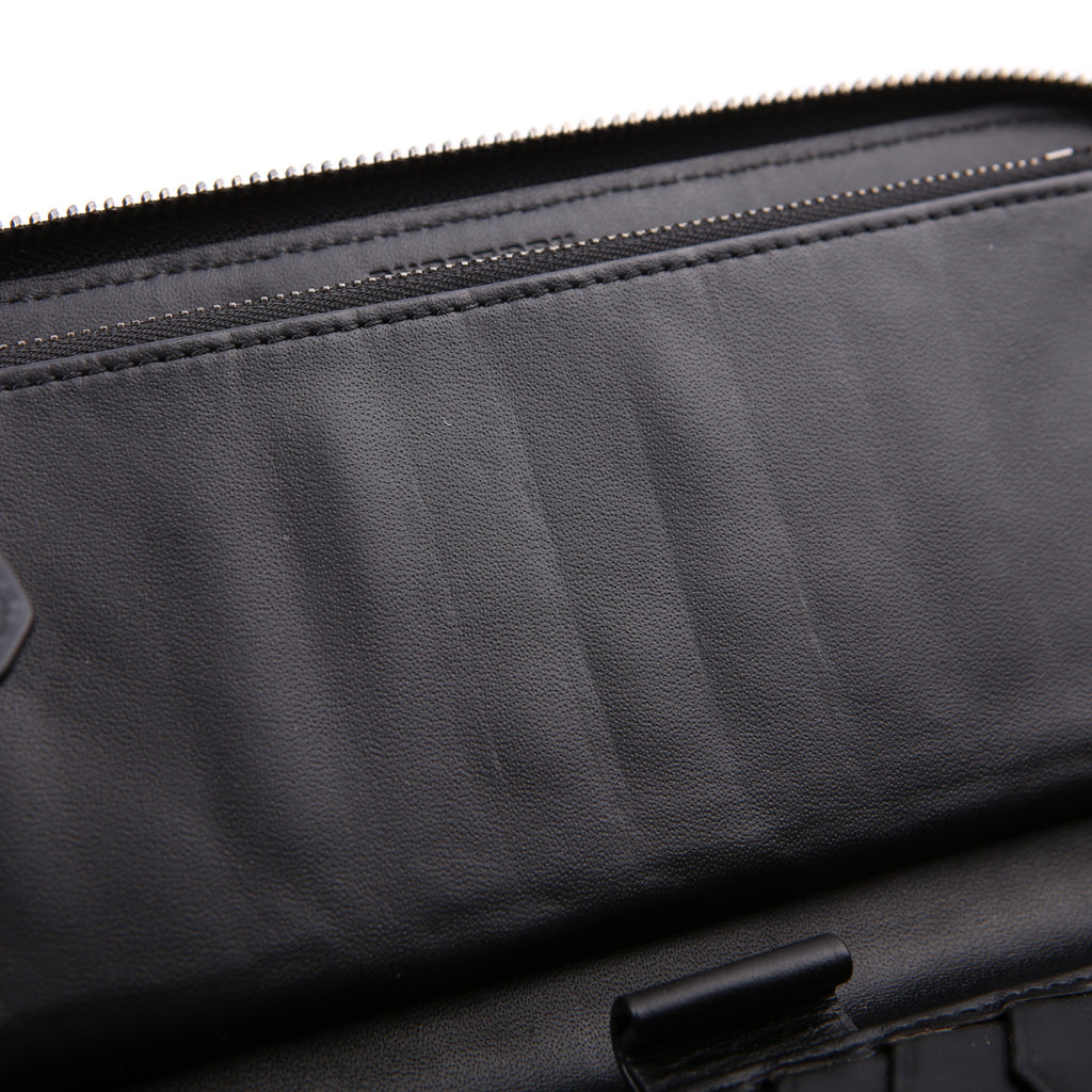 Haymarket Check Zip Around Wallet Black