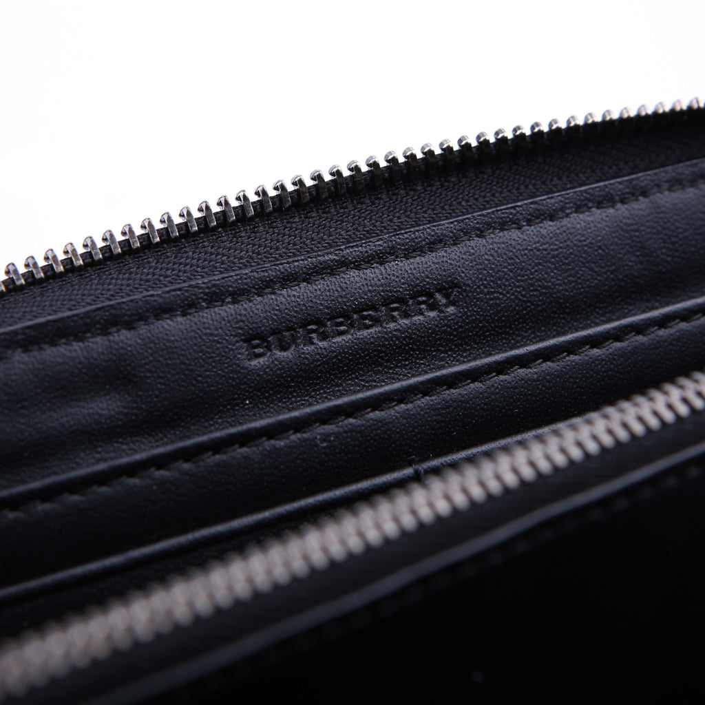 Haymarket Check Zip Around Wallet Black
