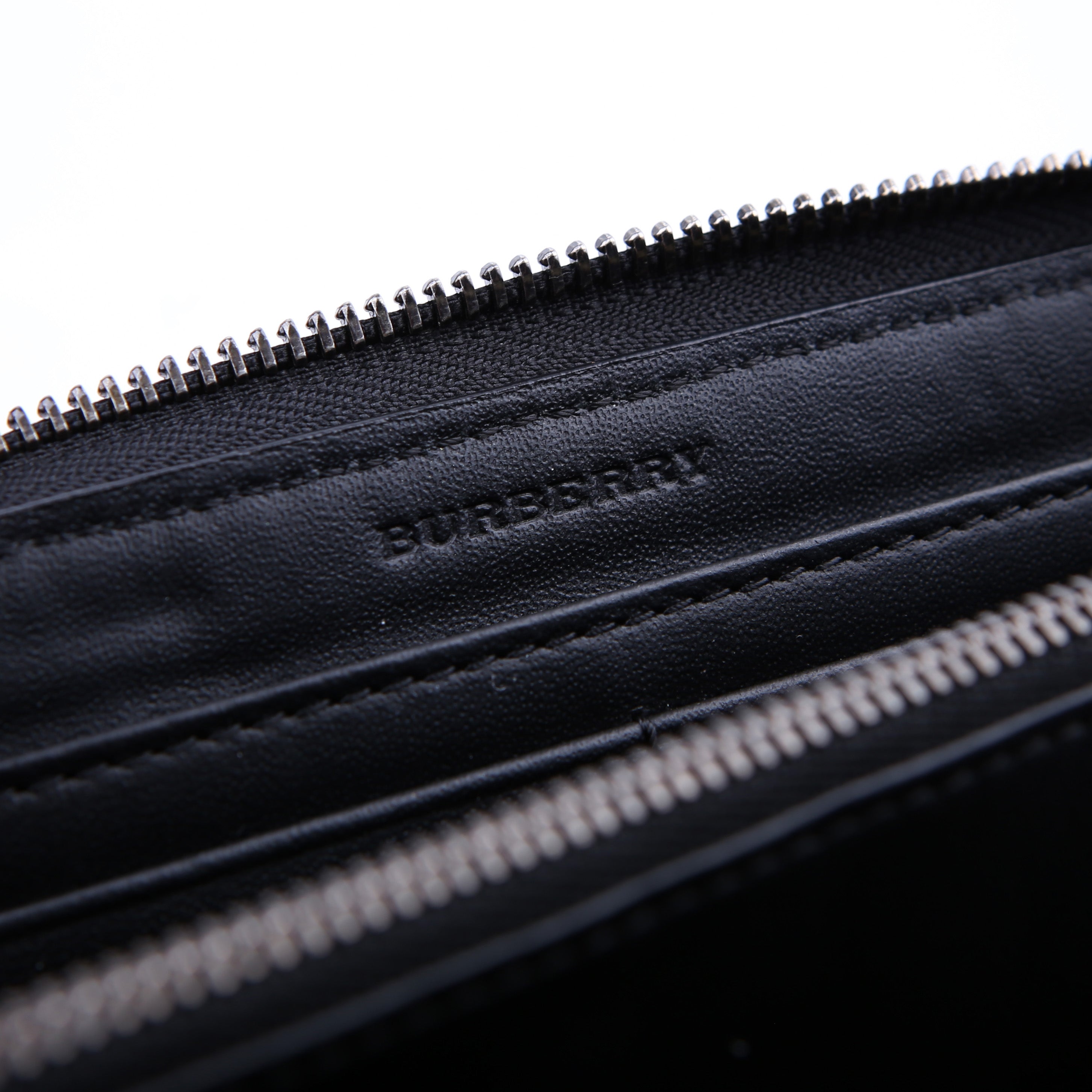 Haymarket Check Zip Around Wallet Black