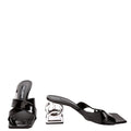 Logo Feel Crisscross Slide Sandals Size 40.5