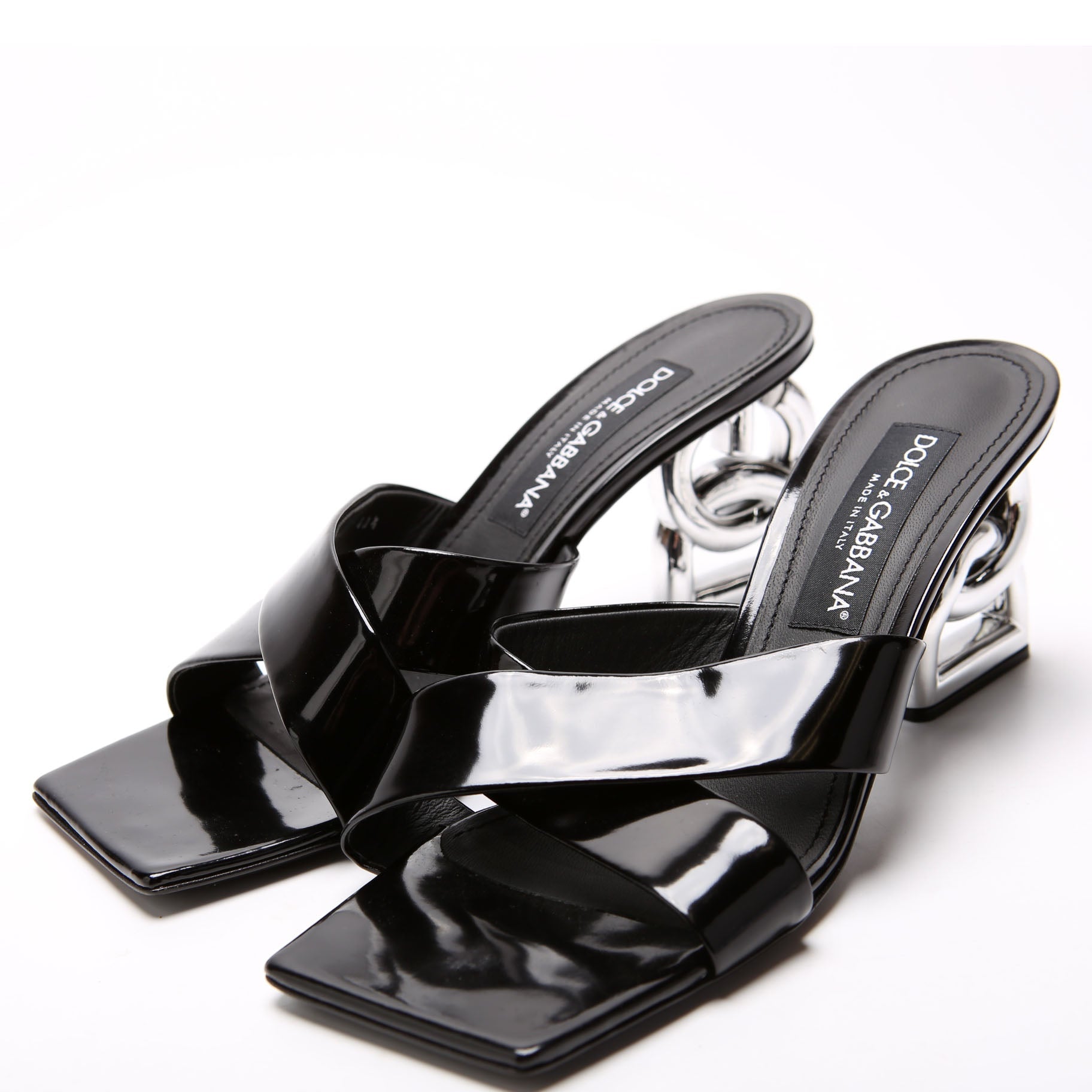 Logo Feel Crisscross Slide Sandals Size 40.5