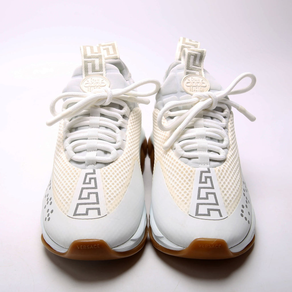 Cross Chainer Sneakers Size 39 White/Beige